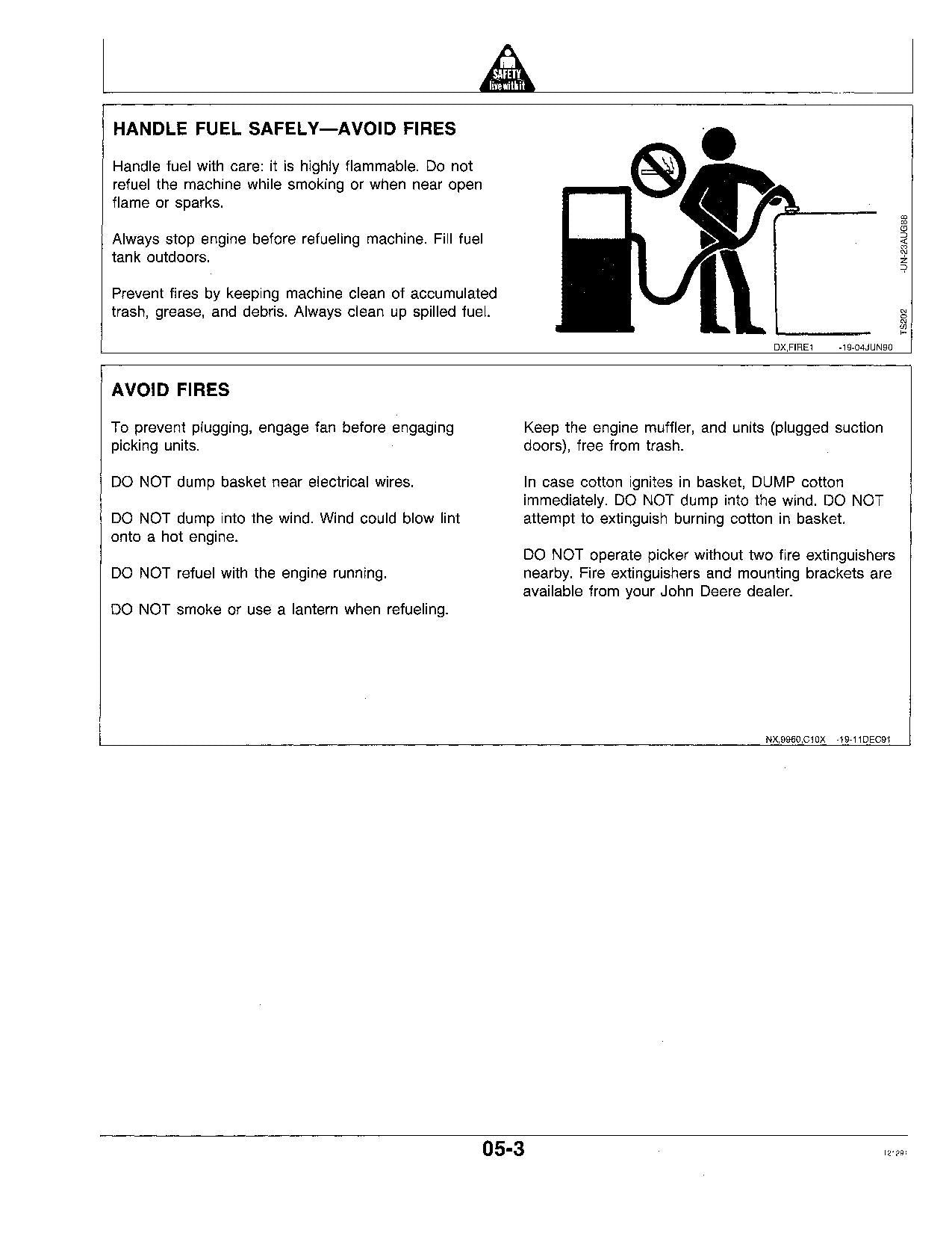 JOHN DEERE 9960 COTTON PICKER OPERATORS MANUAL #2