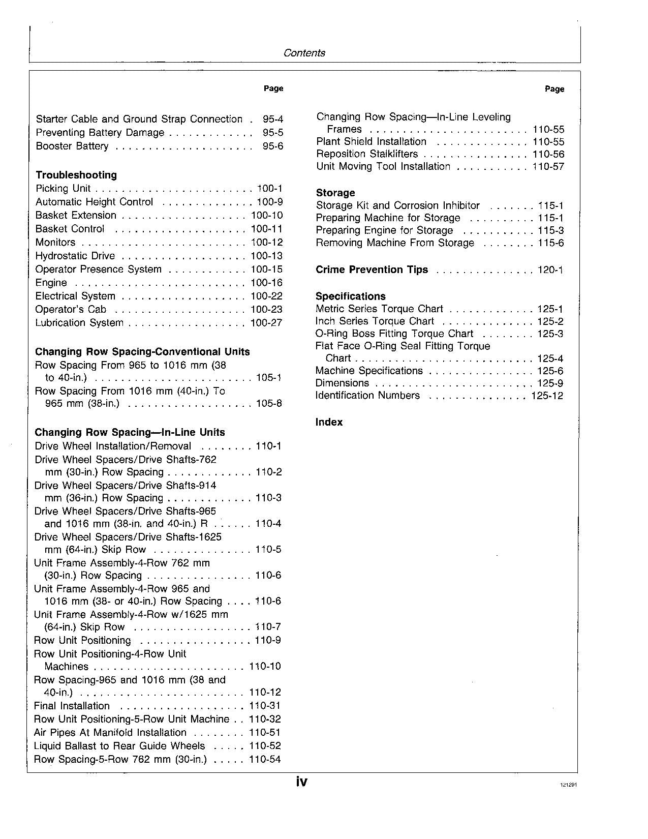 JOHN DEERE 9960 COTTON PICKER OPERATORS MANUAL #2