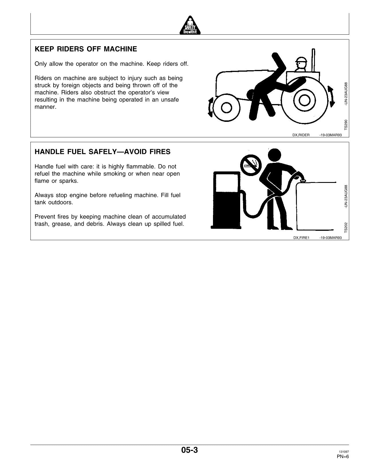 JOHN DEERE 9970 COTTON PICKER OPERATORS MANUAL #1