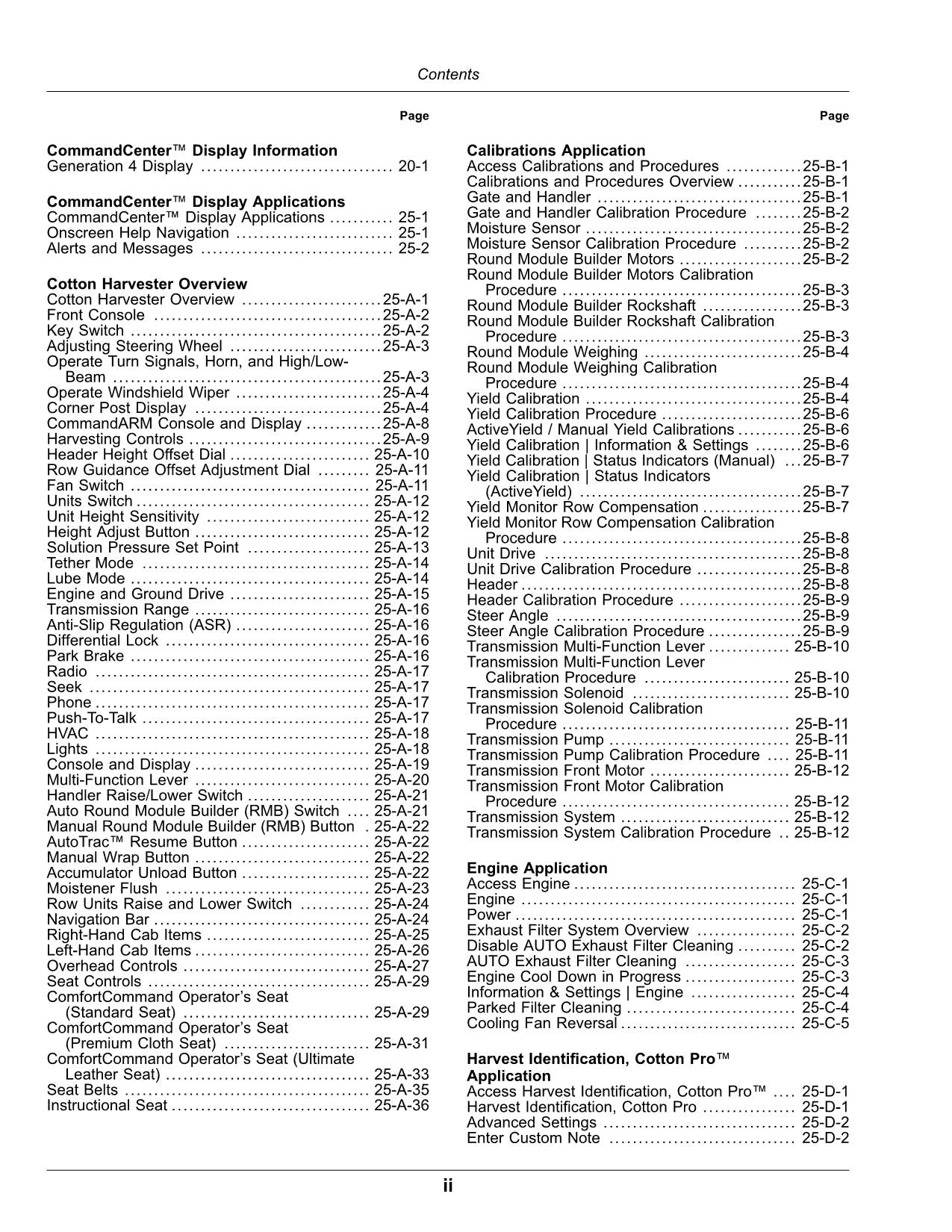 JOHN DEERE CP770 COTTON PICKER OPERATORS MANUAL #6