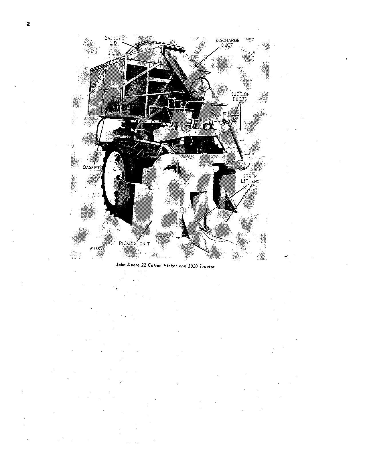 JOHN DEERE 122 22 BAUMWOLLPFLÜCKER BEDIENUNGSANLEITUNG #4