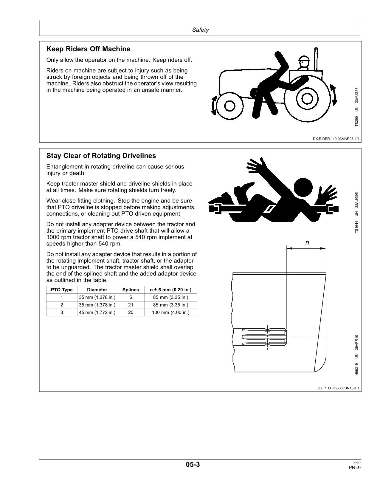 MANUEL D'UTILISATION DE LA CUEILLETTE DE COTON JOHN DEERE 7260 #9