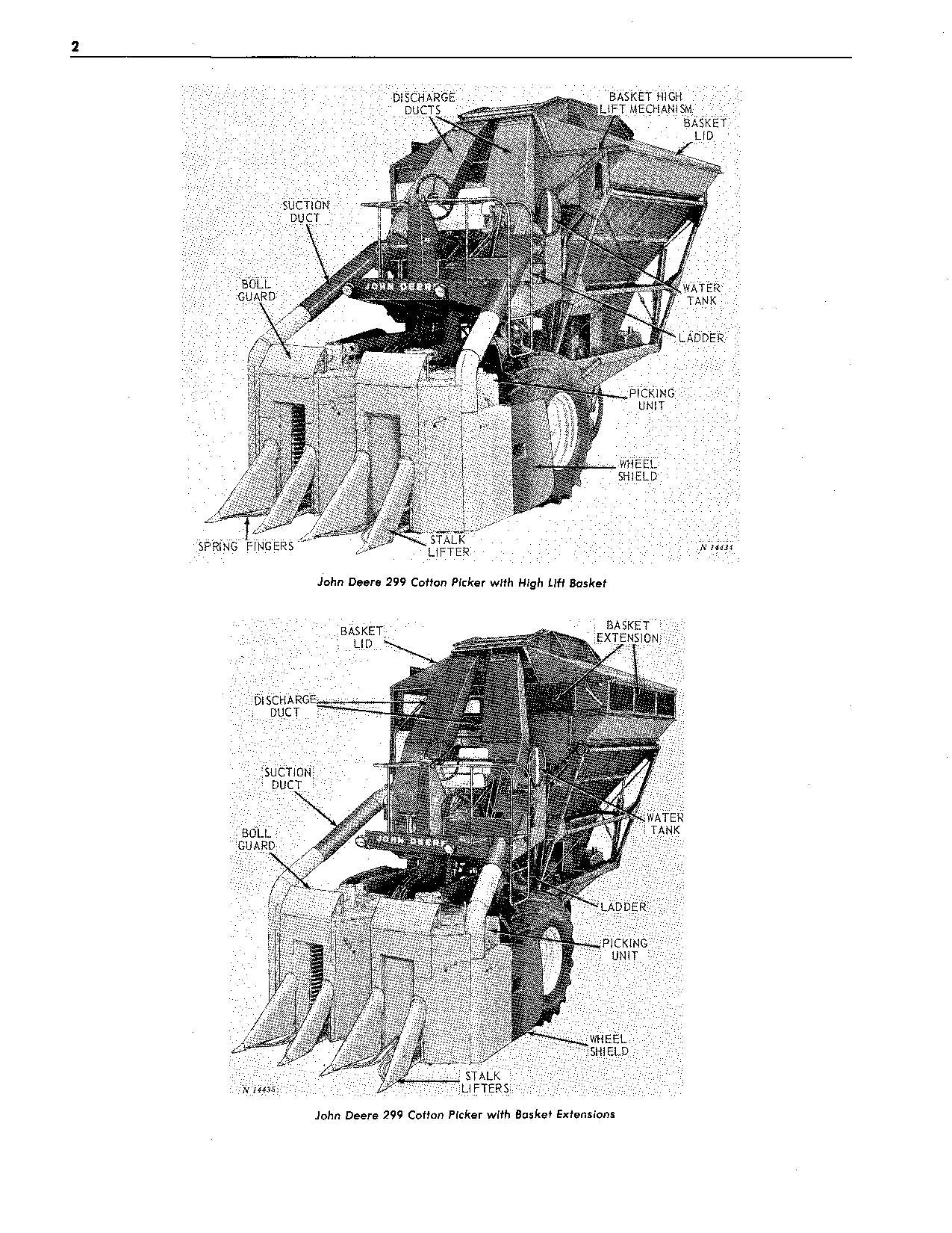 JOHN DEERE 299 COTTON PICKER OPERATORS MANUAL #3