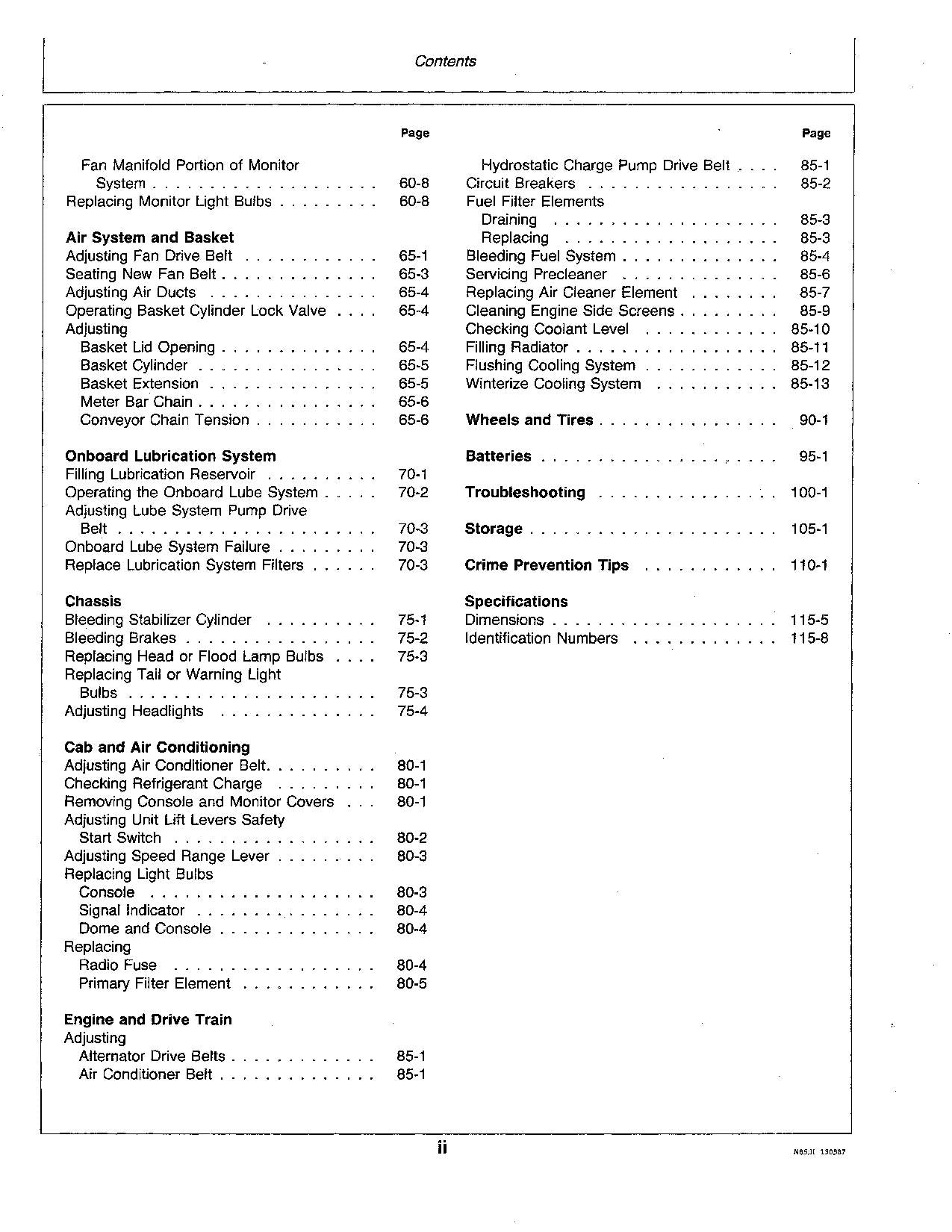 JOHN DEERE 9950 COTTON PICKER OPERATORS MANUAL #1