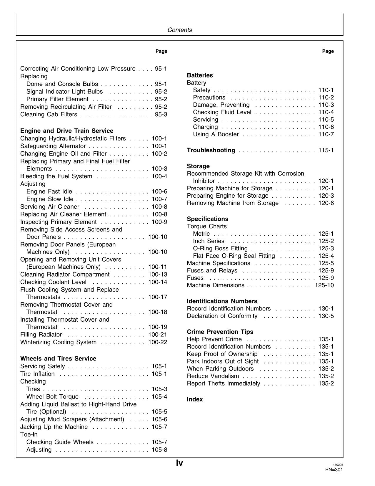 JOHN DEERE 9935 COTTON PICKER OPERATORS MANUAL #2