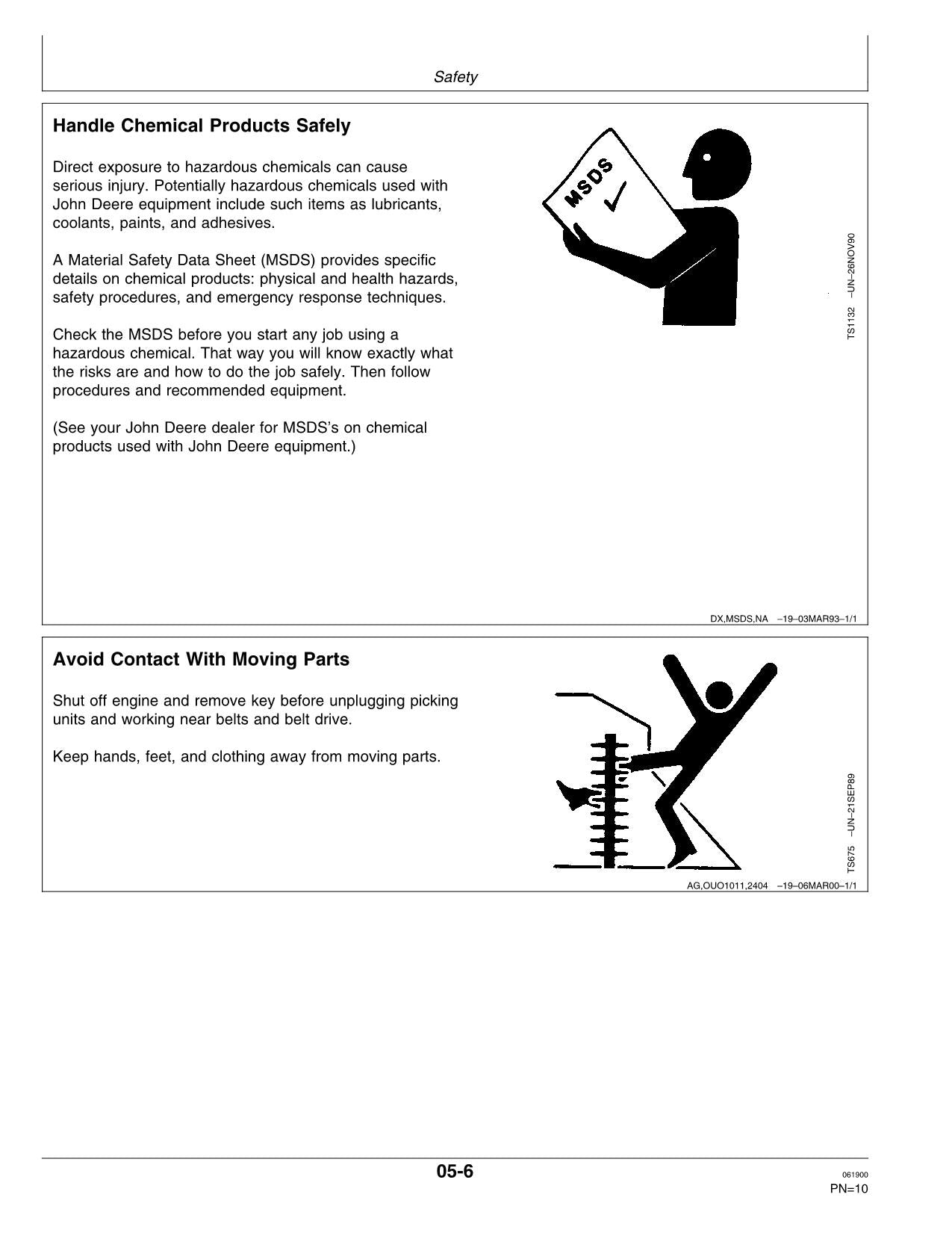 JOHN DEERE 990 COTTON PICKER OPERATORS MANUAL