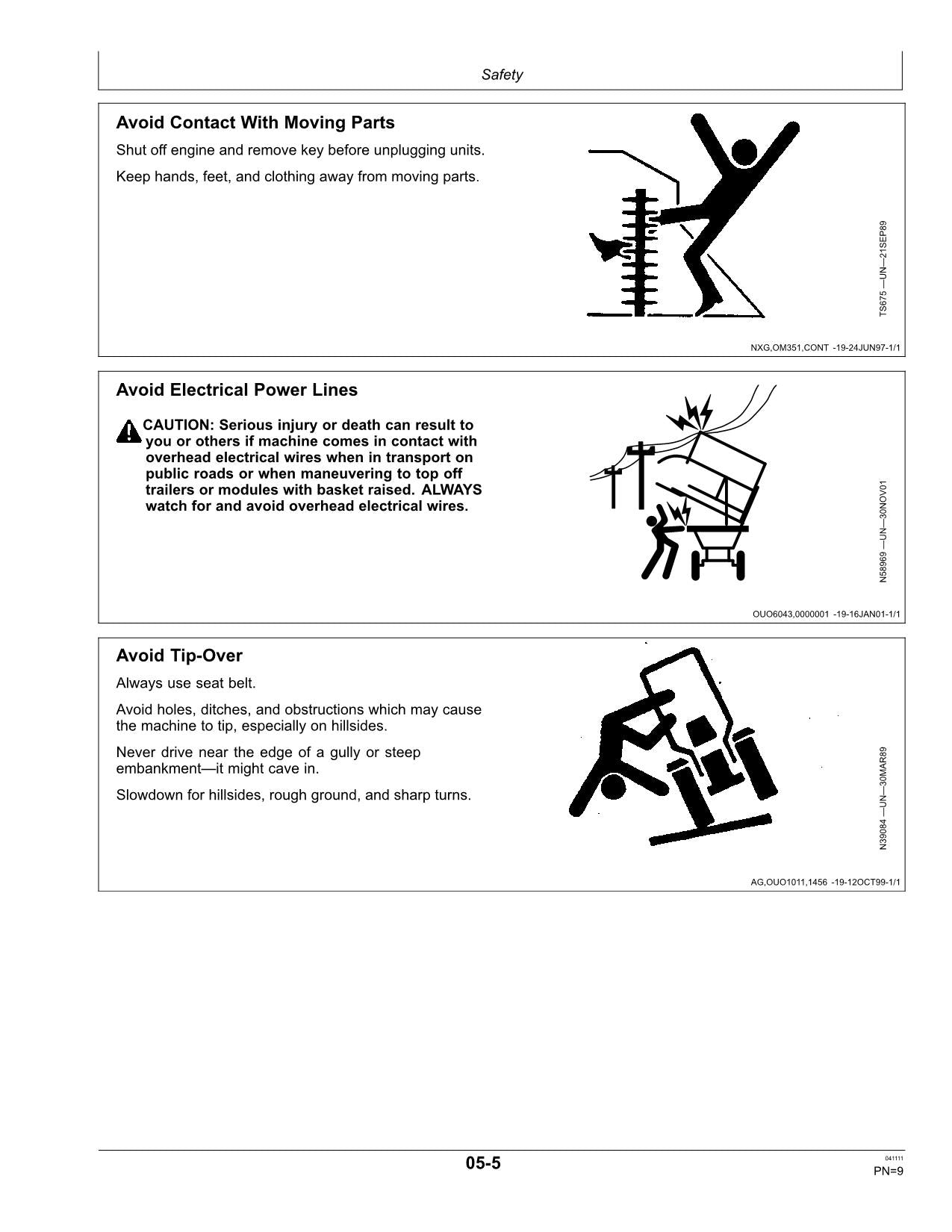 JOHN DEERE 7260 COTTON PICKER OPERATORS MANUAL #2