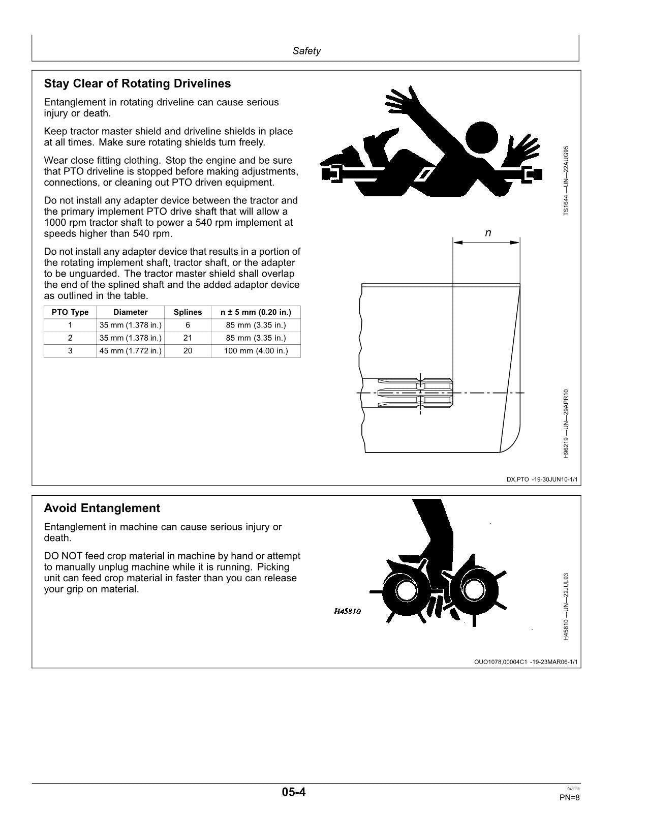 JOHN DEERE 7260 COTTON PICKER OPERATORS MANUAL #2