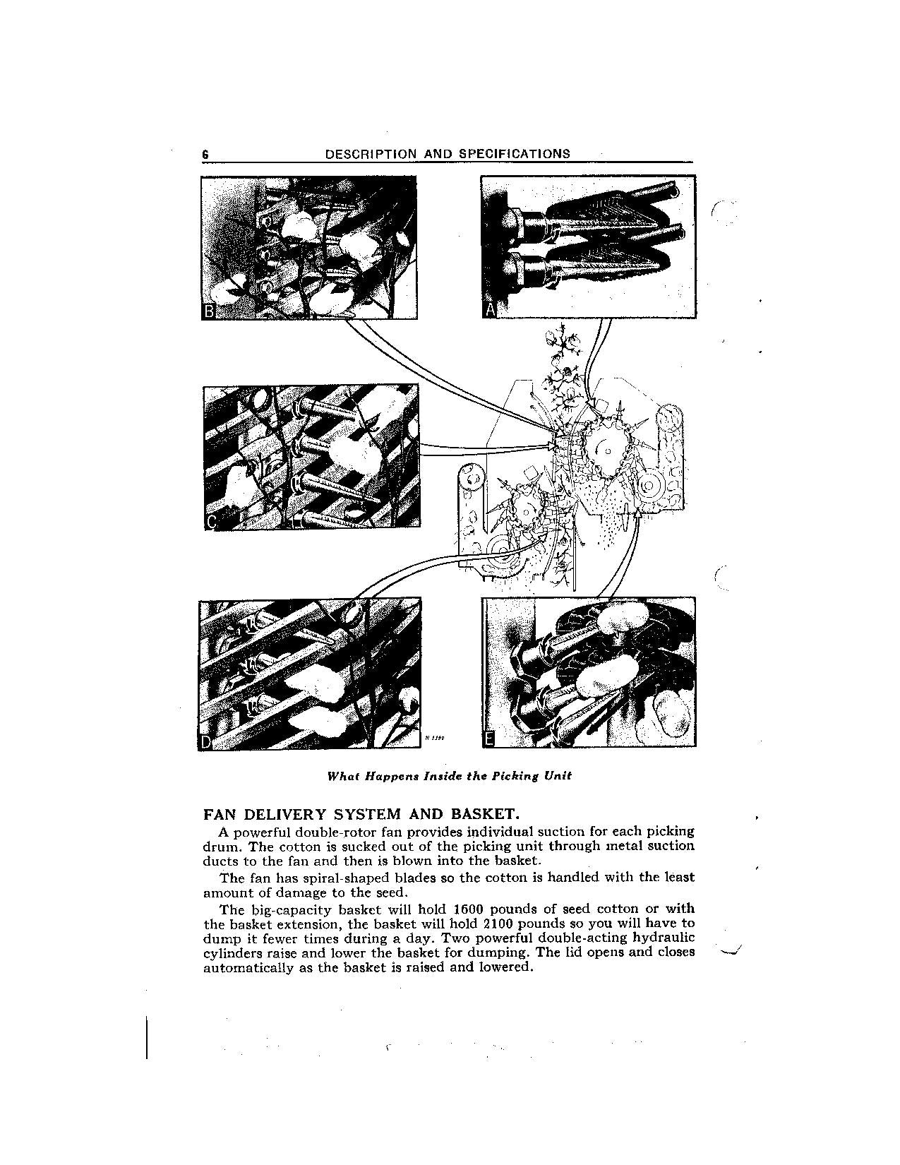 JOHN DEERE 99 COTTON PICKER OPERATORS MANUAL #4