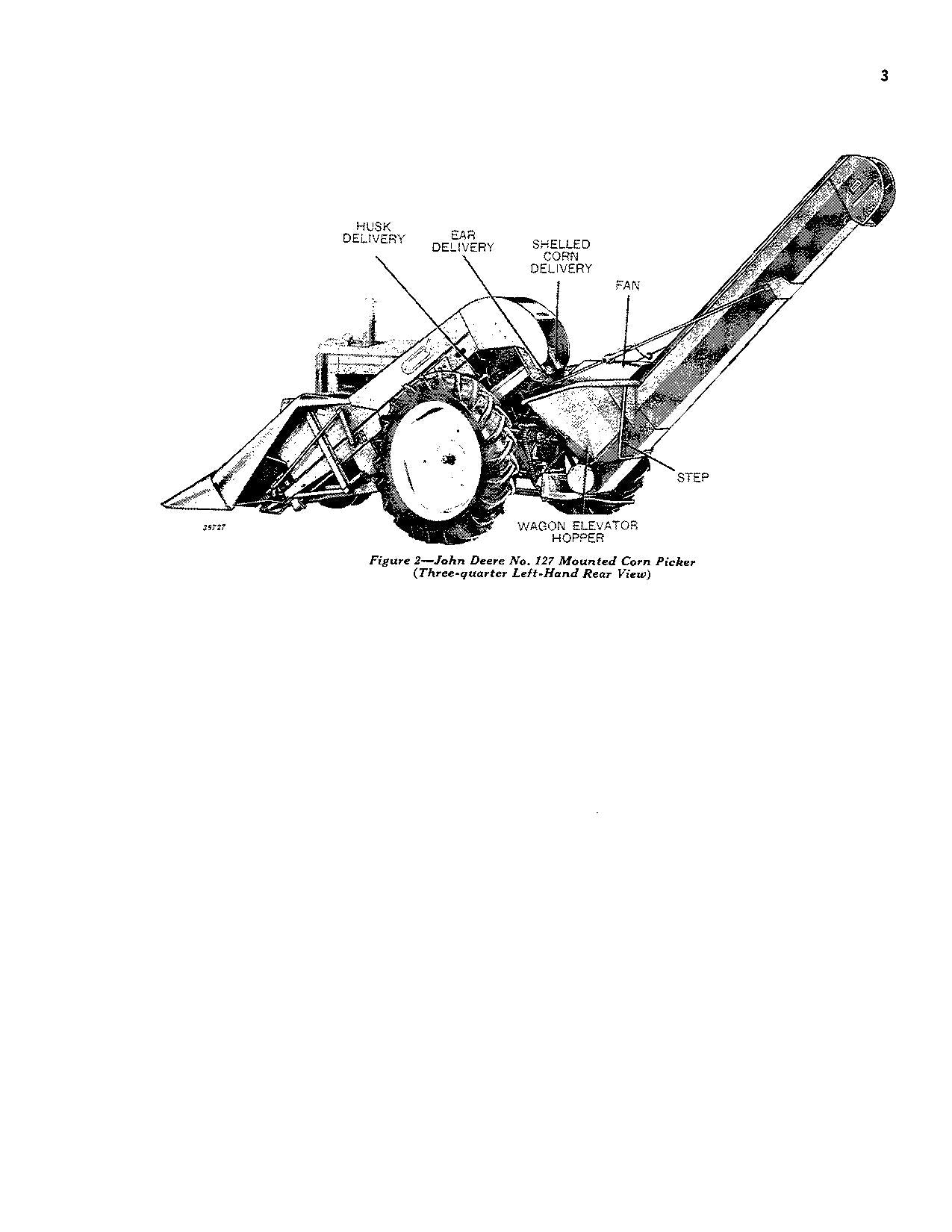 JOHN DEERE 127 COTTON PICKER OPERATORS MANUAL #2