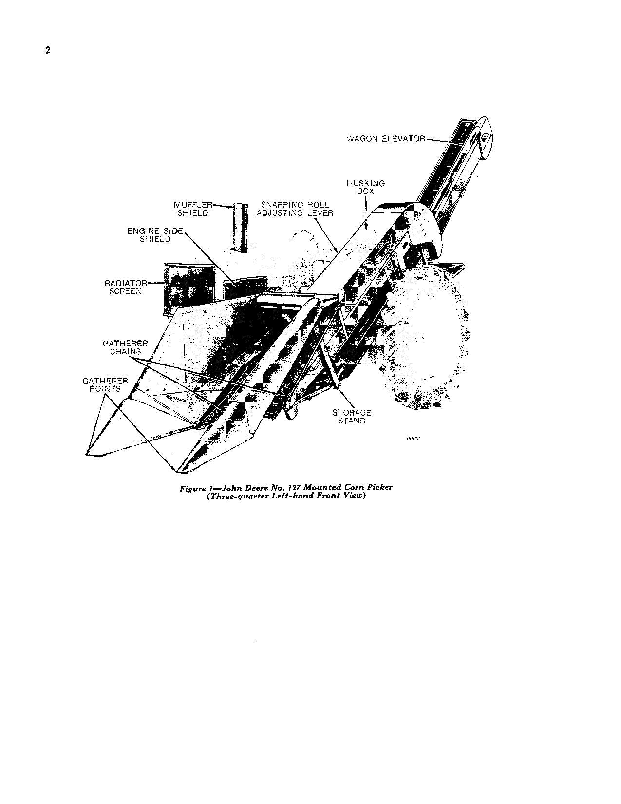 JOHN DEERE 127 COTTON PICKER OPERATORS MANUAL #2