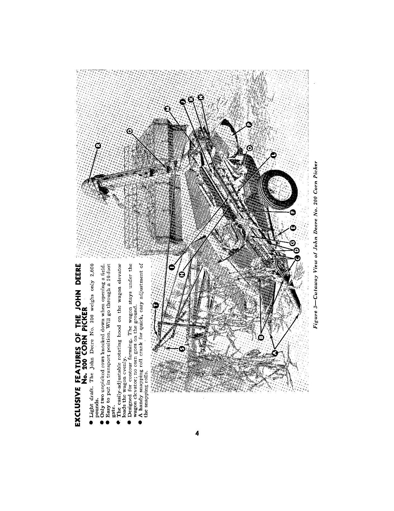 JOHN DEERE 200 COTTON PICKER OPERATORS MANUAL #4