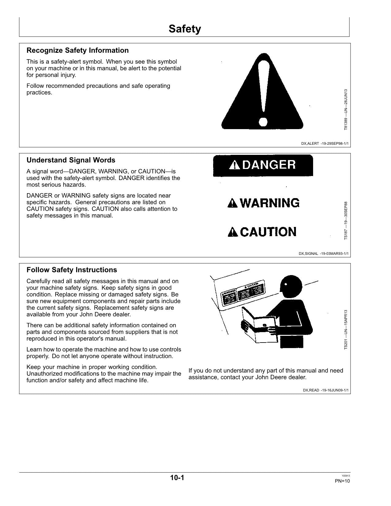 JOHN DEERE 7460 COTTON PICKER OPERATORS MANUAL #2