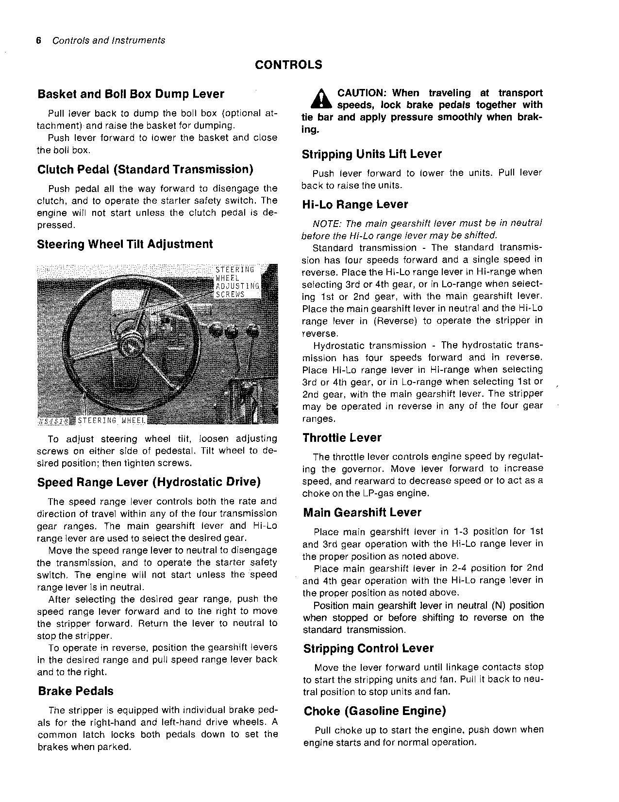 MANUEL D'UTILISATION DE LA CUEILLETTE DE COTON JOHN DEERE 482 #2