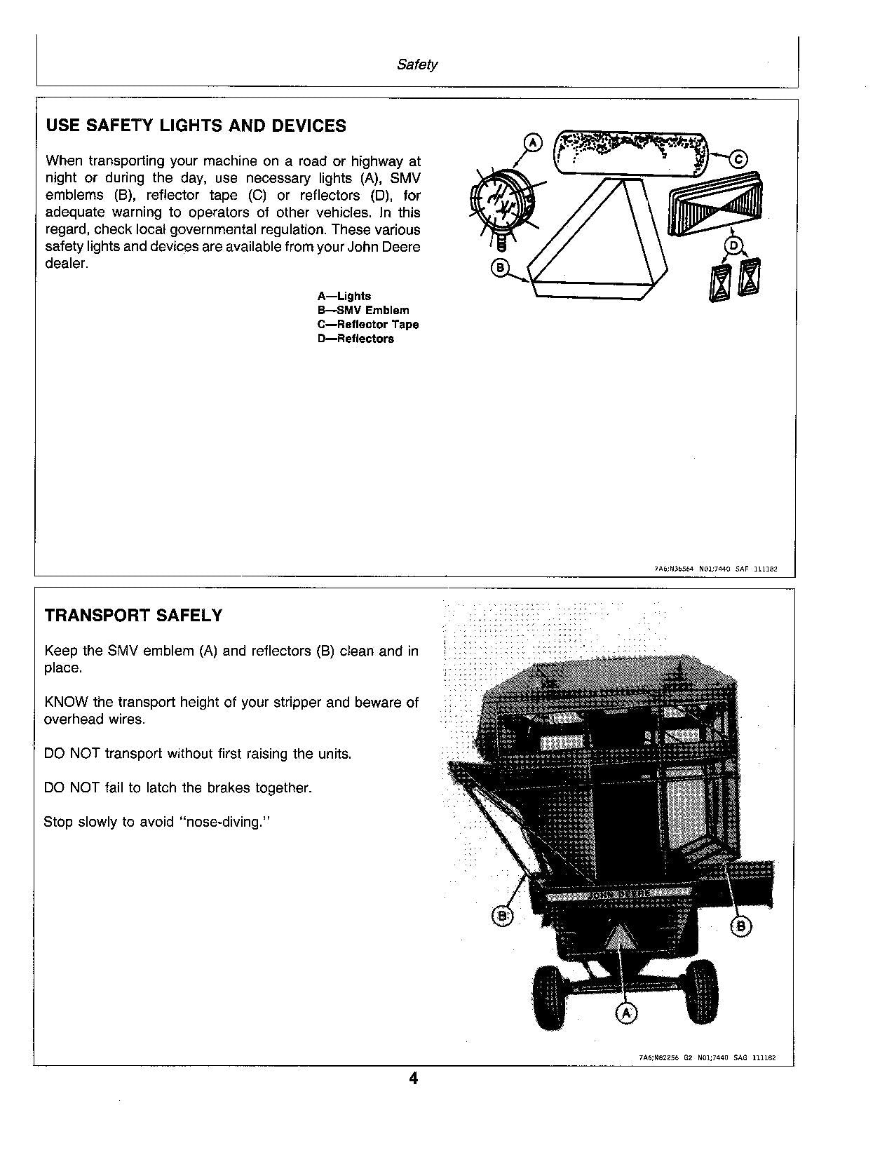 JOHN DEERE 7440 BAUMWOLLPFLÜCKER BEDIENUNGSANLEITUNG