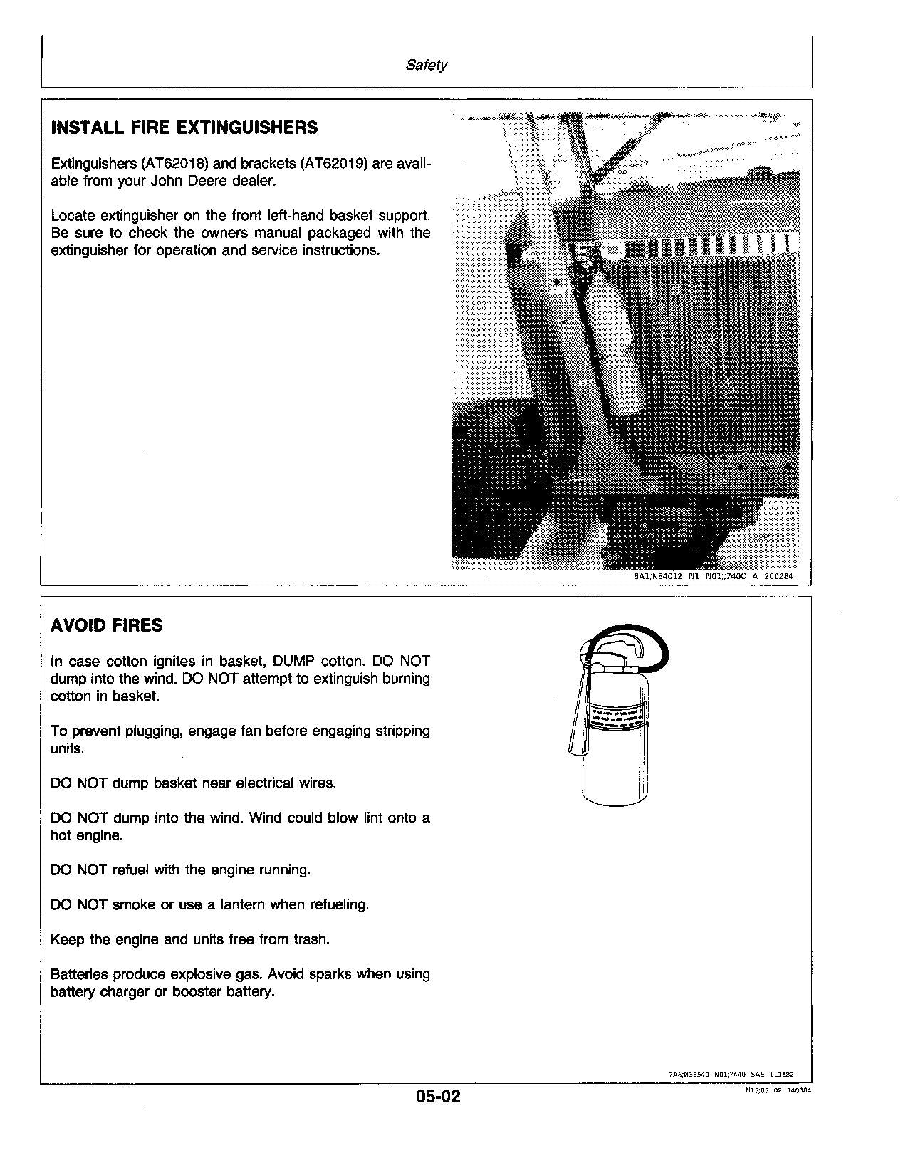 JOHN DEERE 740 COTTON PICKER OPERATORS MANUAL