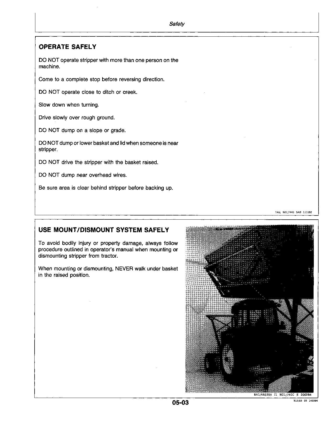 JOHN DEERE 740 COTTON PICKER OPERATORS MANUAL