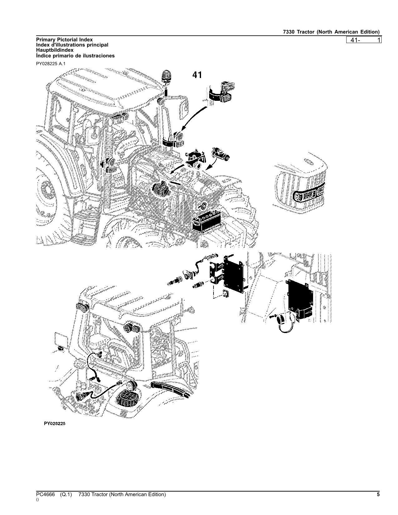 MANUEL DU CATALOGUE DES PIÈCES DU TRACTEUR JOHN DEERE 7330 #3