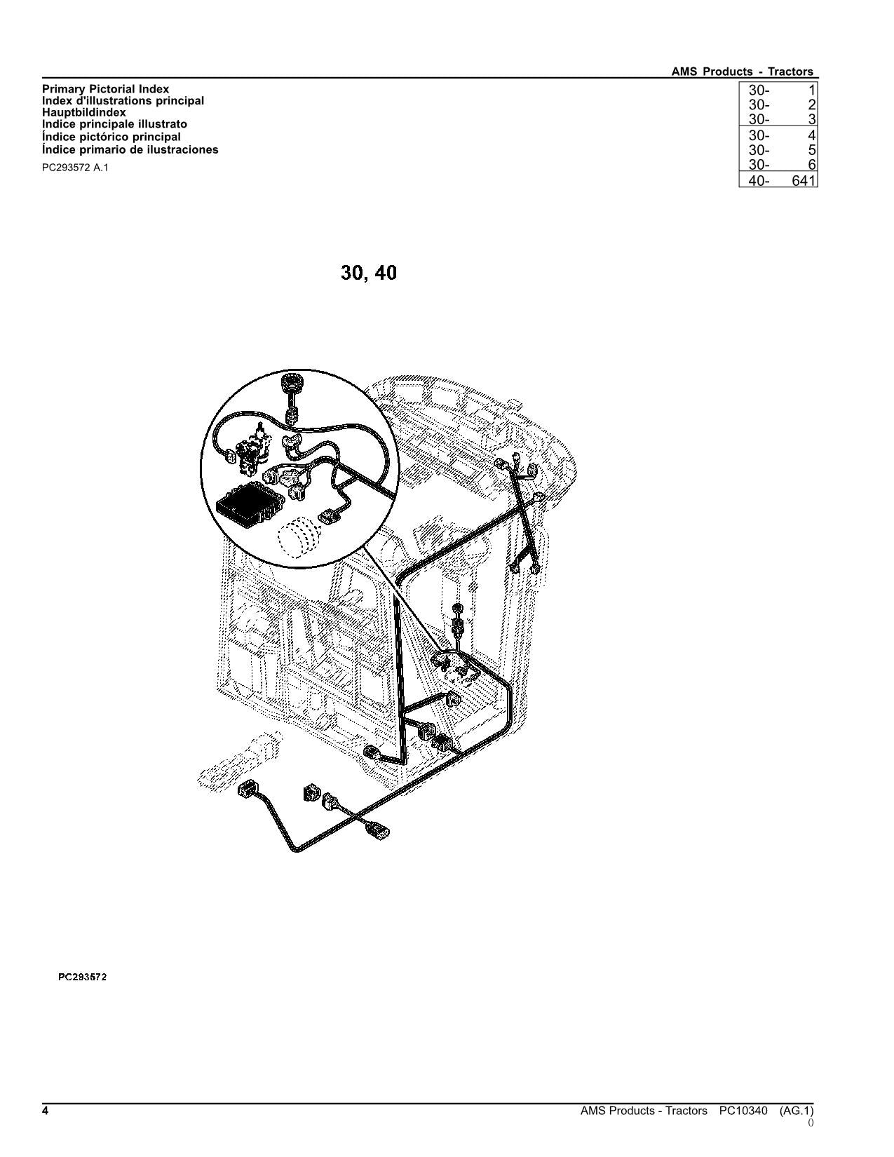 JOHN DEERE GREENSTAR MAPPING MONITORING  TRACTOR PARTS CATALOG MANUAL