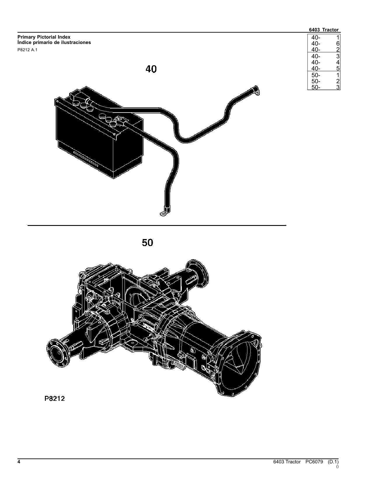 JOHN DEERE 6403 TRAKTOR ERSATZTEILKATALOGHANDBUCH #3