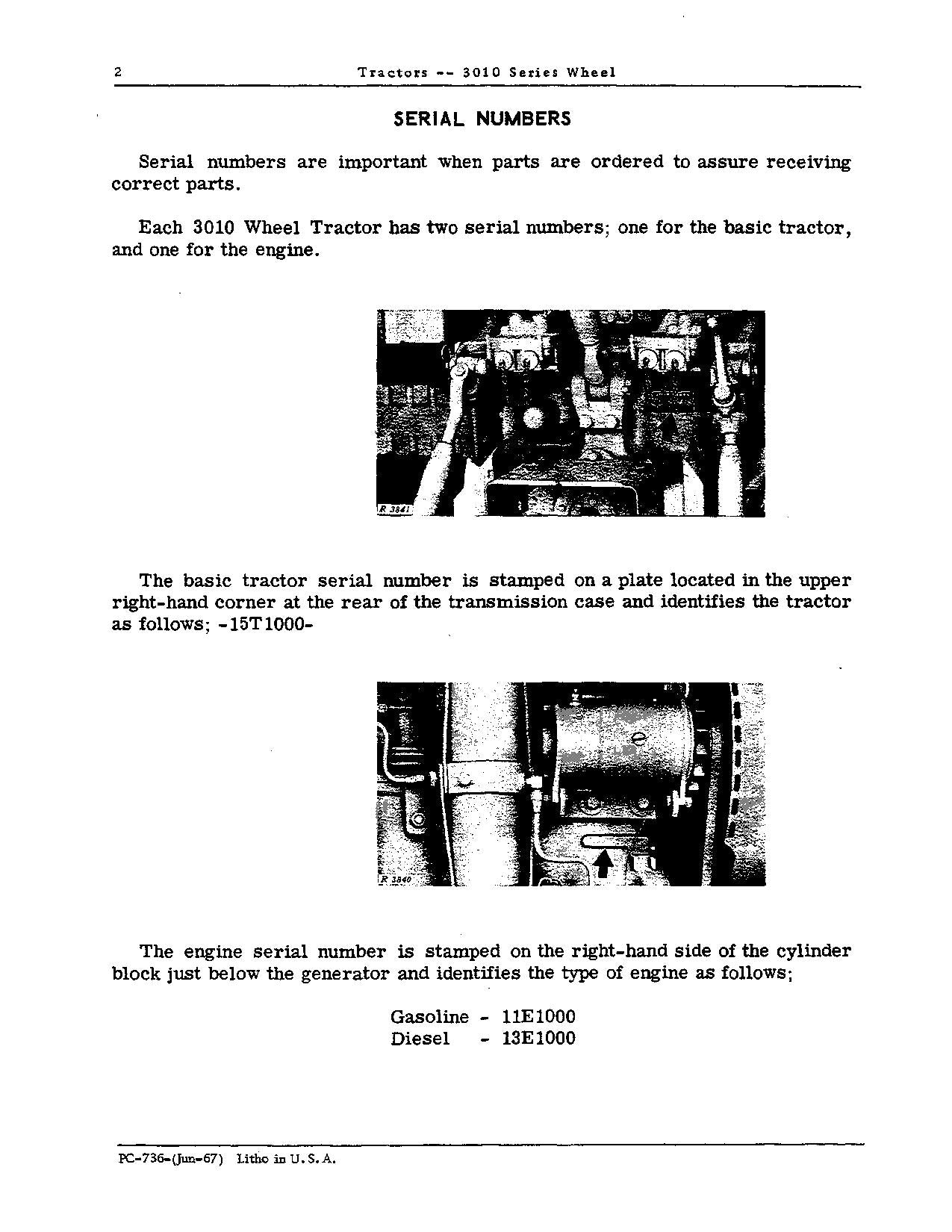 JOHN DEERE 3010 TRAKTOR ERSATZTEILKATALOGHANDBUCH