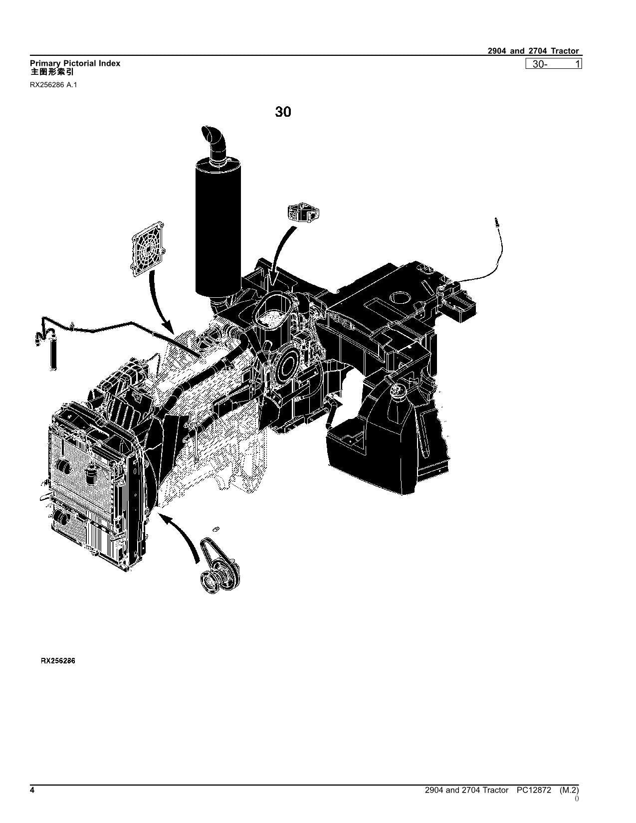 MANUEL DU CATALOGUE DES PIÈCES DE RECHANGE POUR TRACTEUR JOHN DEERE 2904 2704