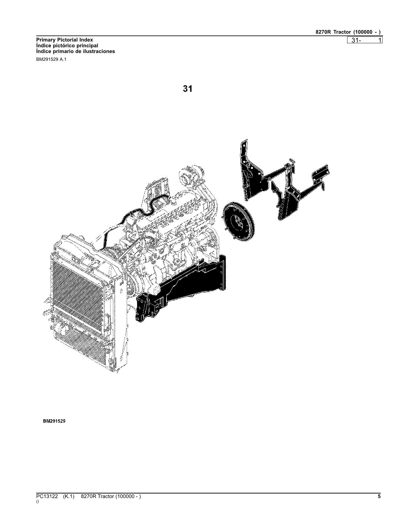 JOHN DEERE 8270R TRAKTOR ERSATZTEILKATALOGHANDBUCH #3