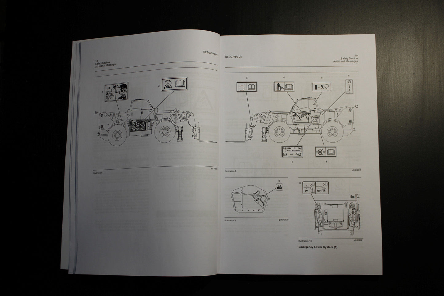 CATERPILLAR CAT TH580B TELEHANDLER OPERATORS MANUAL