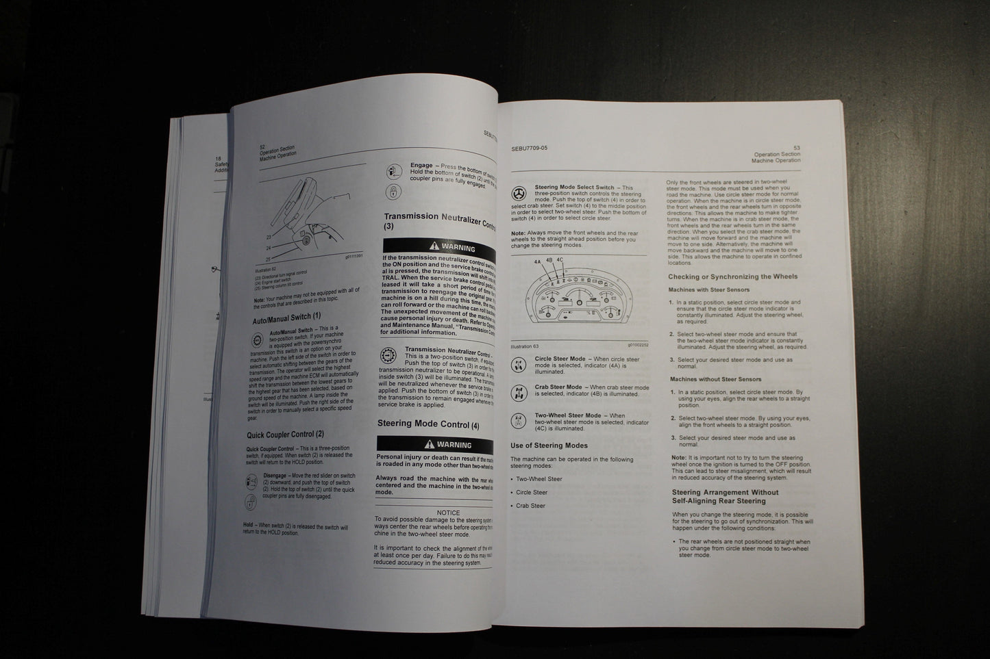 CATERPILLAR CAT TH580B TELEHANDLER OPERATORS MANUAL