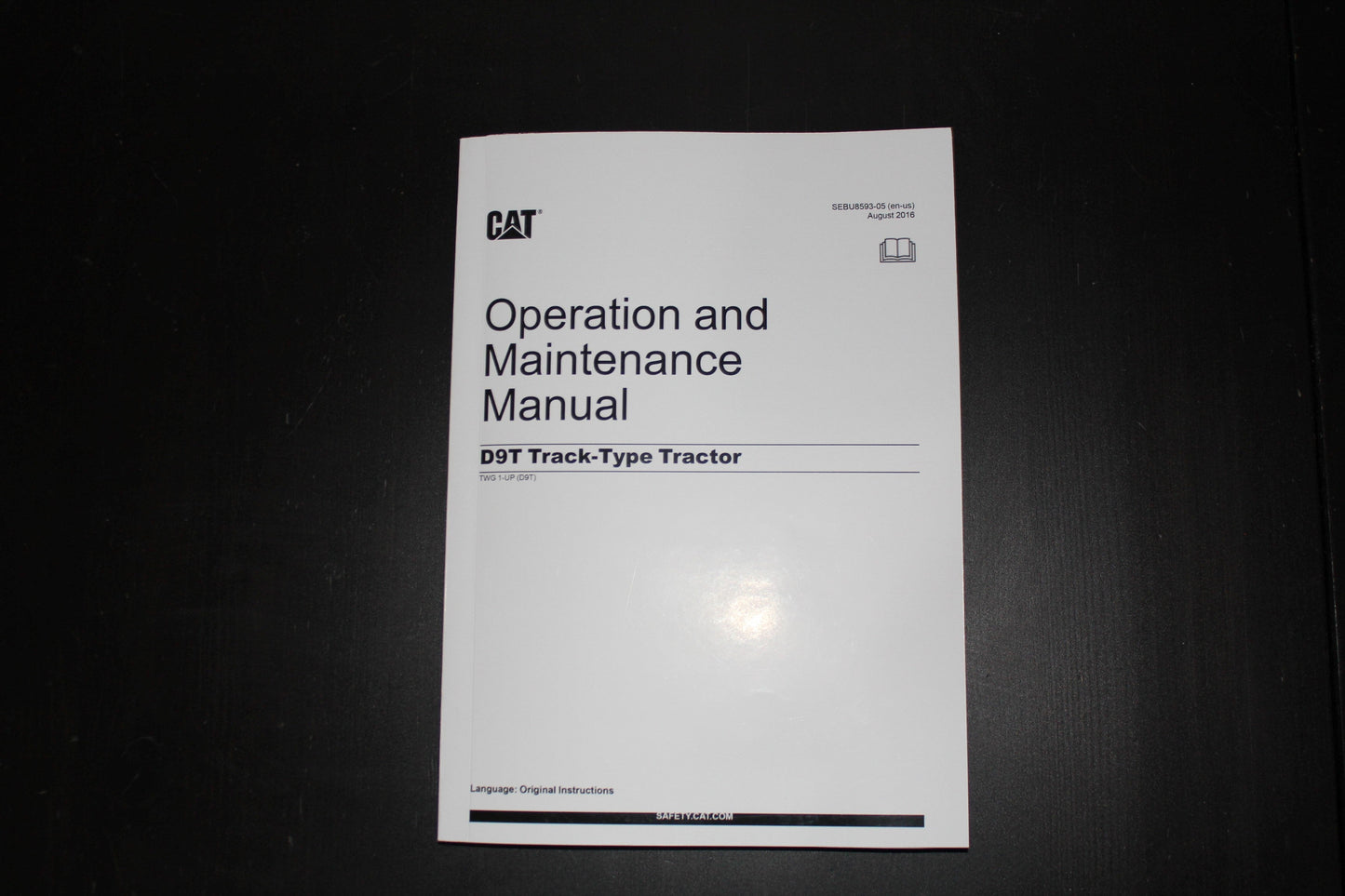 CATERPILLAR CAT D9T TRACK-TYPE TRACTOR OPERATORS MANUAL ser TWG 1-UP