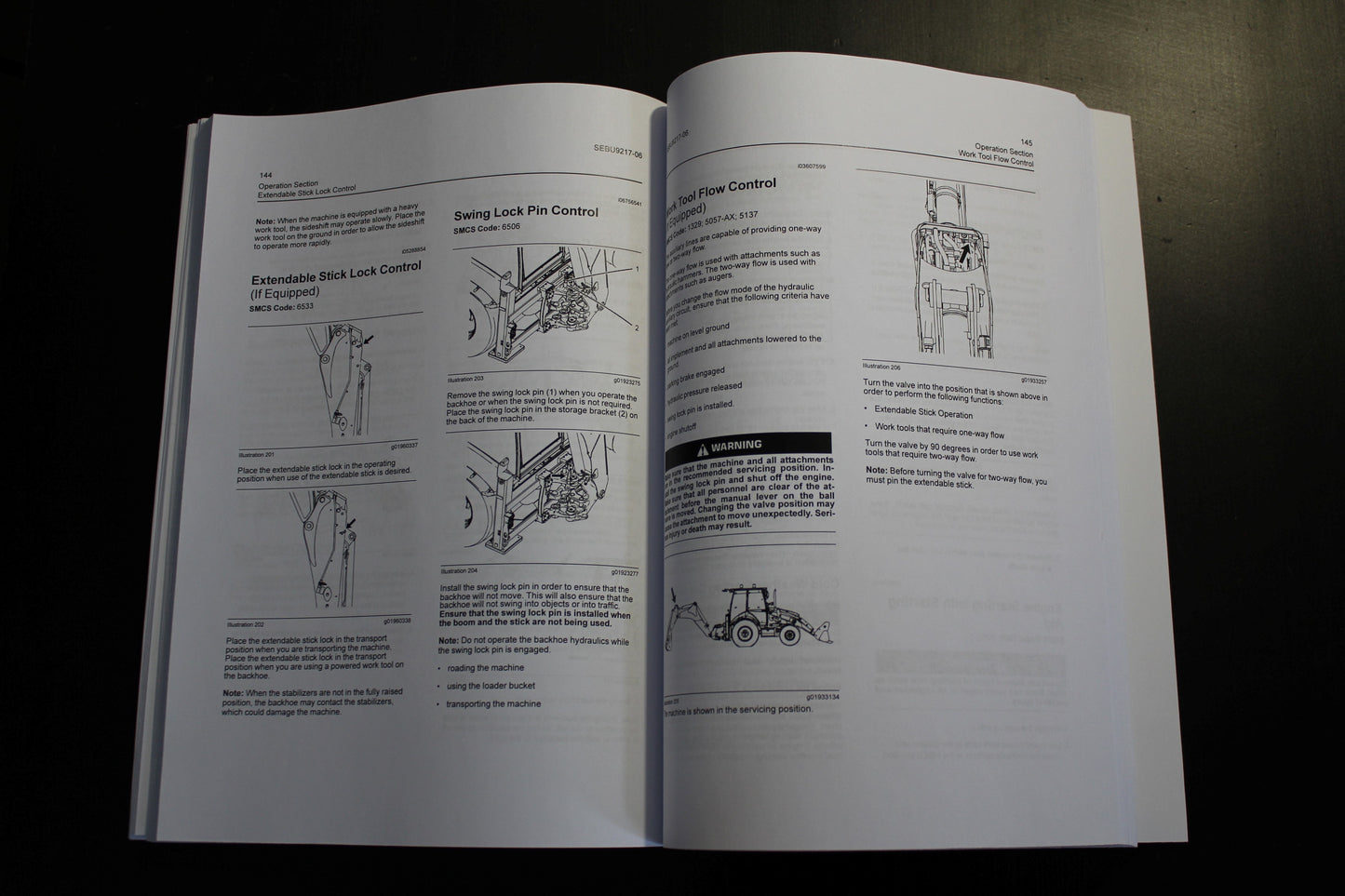 CATERPILLAR CAT 428F2 432F2 434F2 444F2 BAGGERLADER - BEDIENUNGSANLEITUNG