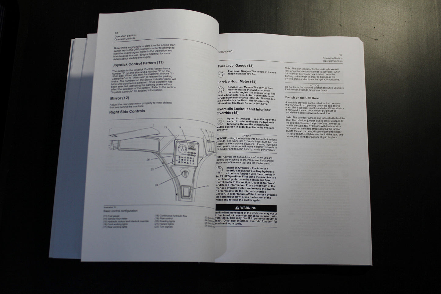 CATERPILLAR CAT 279D COMPACT TRACK LOADER OPERATORS MANUAL