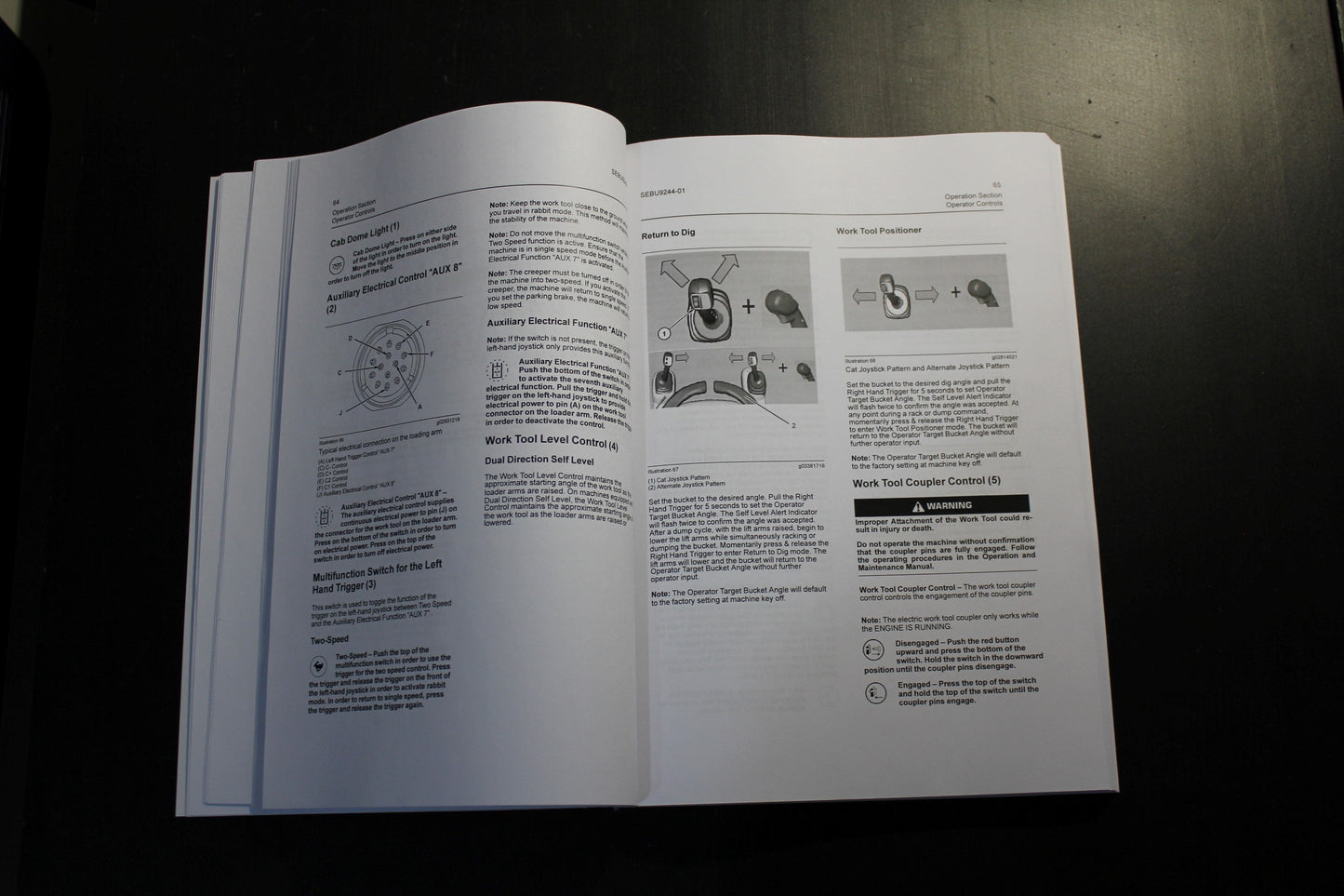 CATERPILLAR CAT 279D COMPACT TRACK LOADER OPERATORS MANUAL