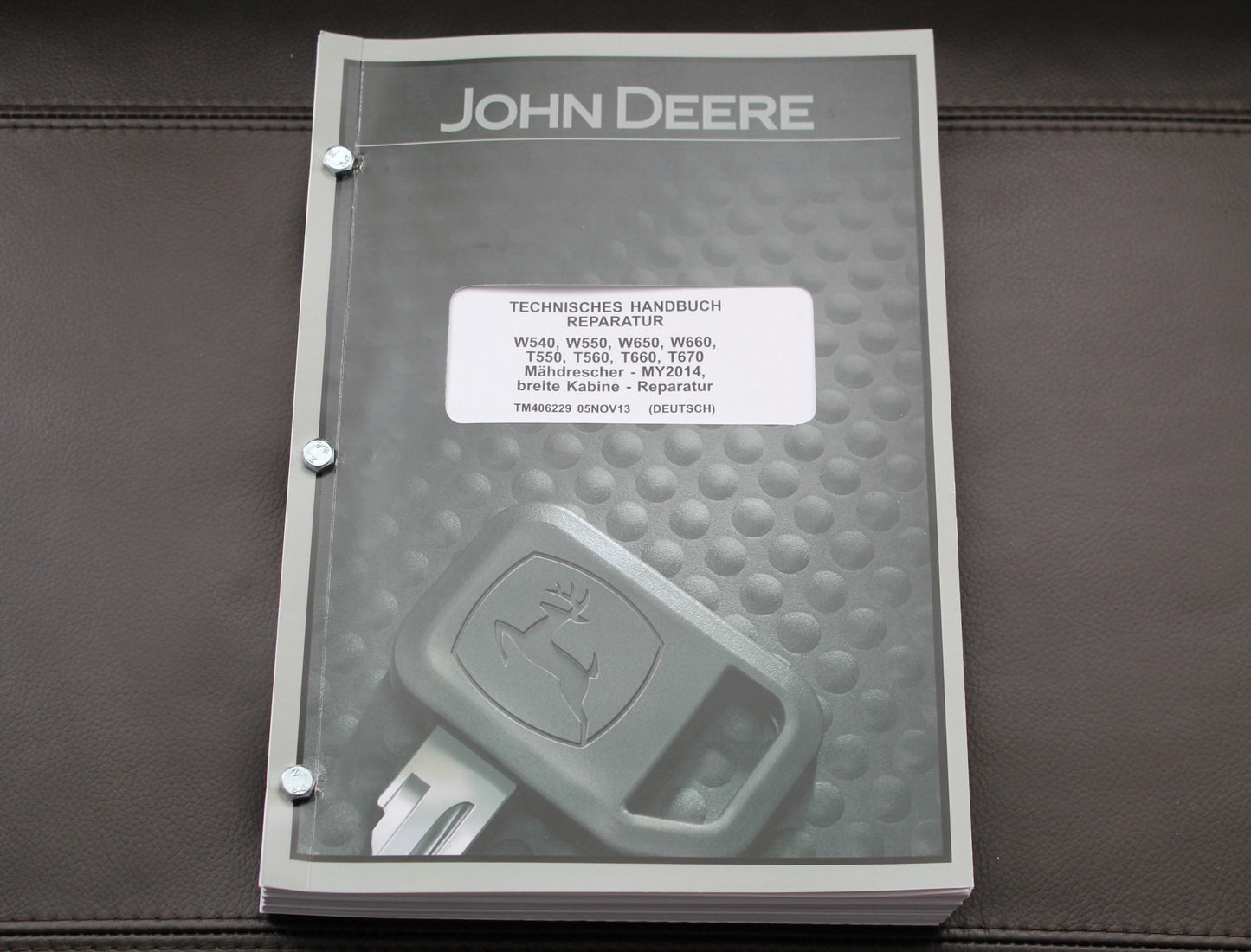 JOHN DEERE W540 W550 W650 MAHDRESCHER REPARATURHANDBUCH MY2014-MY2015