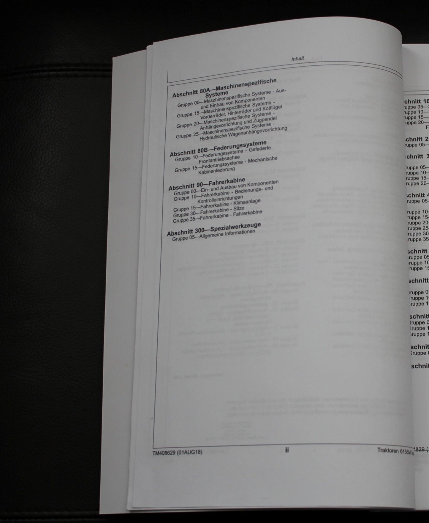 JOHN DEERE 6155M 6175M 6195M TRAKTOREN REPARATURHANDBUCH WERKSTATTHANDBUCH