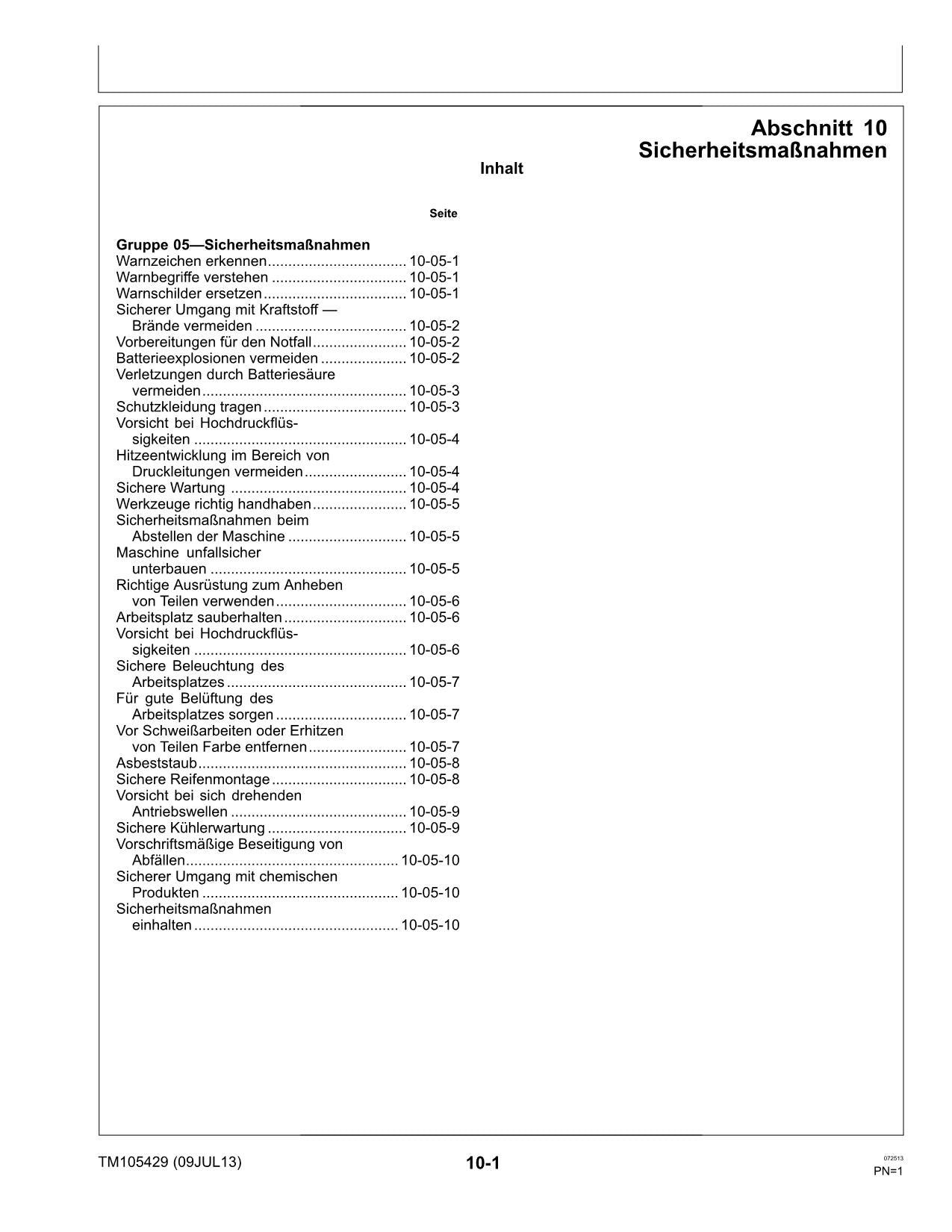 JOHN DEERE 4520 4720 TRAKTOR REPARATURHANDBUCH WERKSTATTHANDBUCH