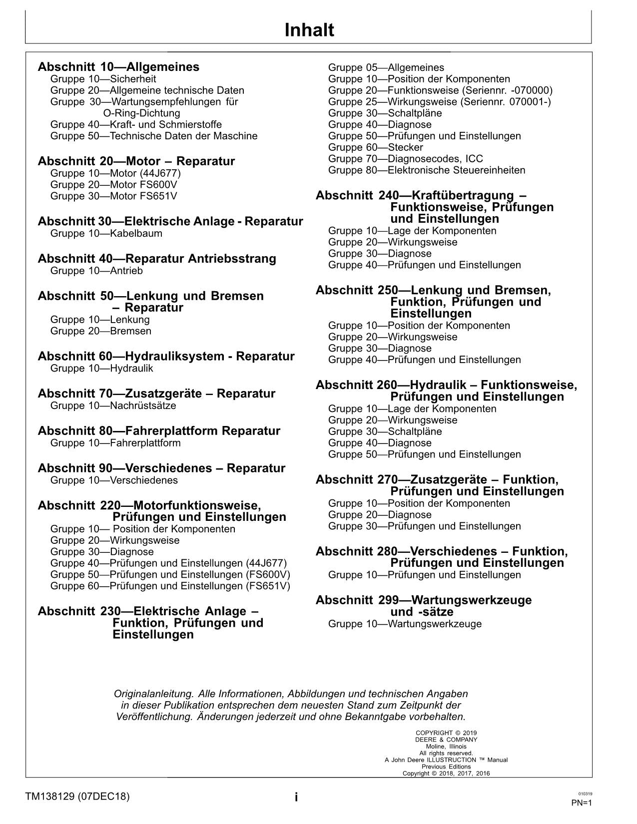 JOHN DEERE X330 X350 X354 X370 X380 X384 X390 X394 TRAKTOR REPARATURHANDBUCH #2