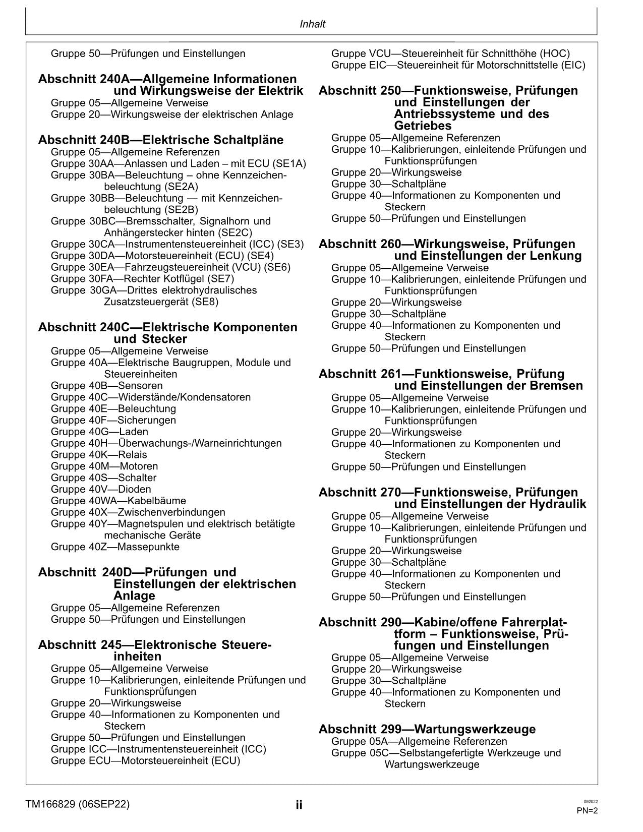 JOHN DEERE 2032R 2038R KOMPAKTTRAKTOR DIAGNOSE REPARATURHANDBUCH