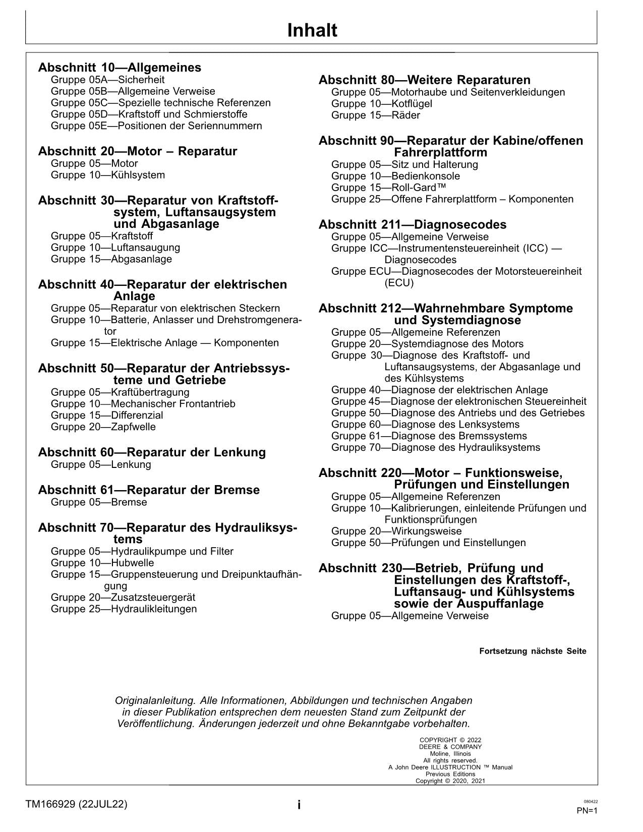 JOHN DEERE 3025E 3038E 3032E TRAKTOR TRAKTOR DIAGNOSE REPARATURHANDBUCH