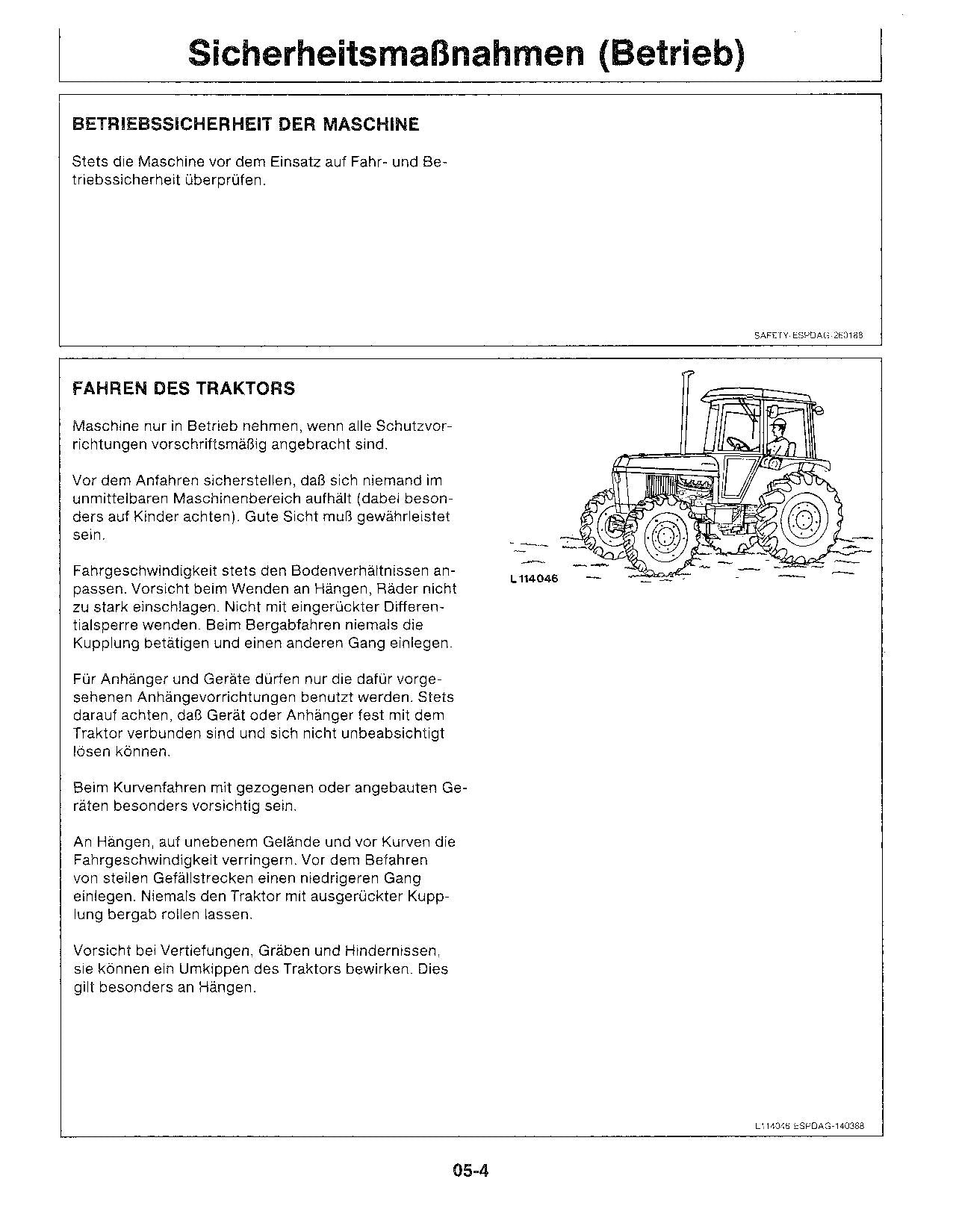 JOHN DEERE 1550 1750 1850 1850N 1950  1950N TRAKTOR BETRIEBSANLEITUNG #2