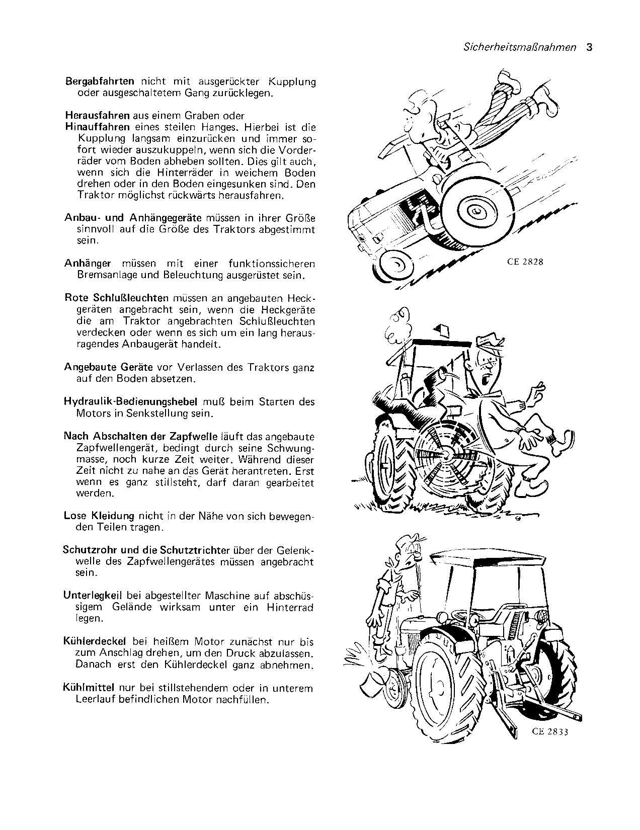 JOHN DEERE 1830 2030 2130 TRAKTOR BETRIEBSANLEITUNG