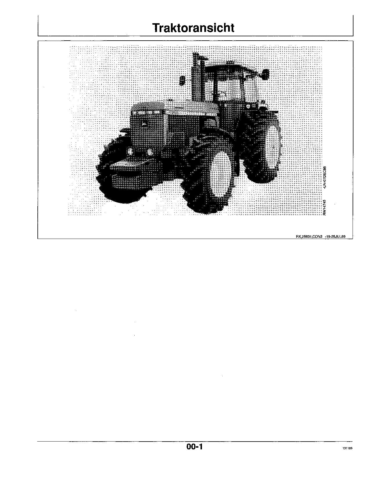 JOHN DEERE 4055 4255 4455 4755 4955 TRAKTOR BETRIEBSANLEITUNG