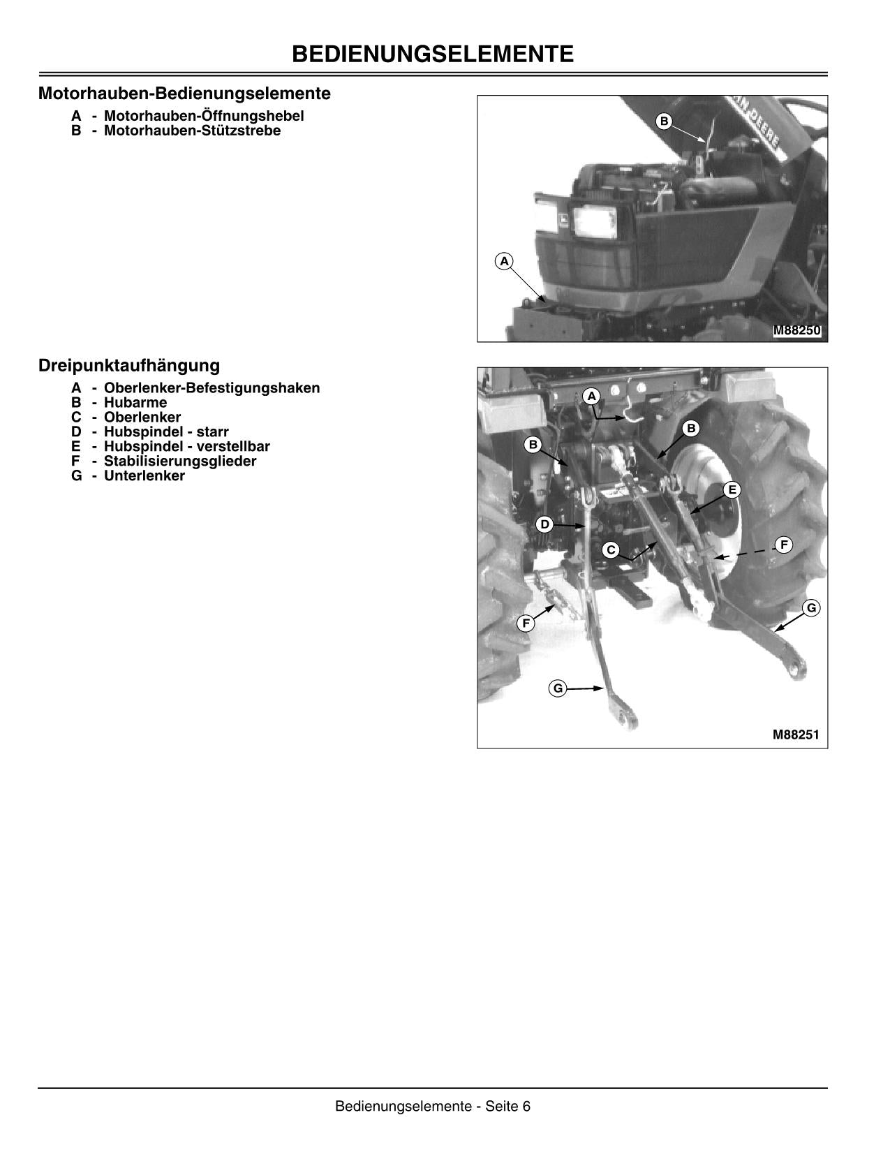 JOHN DEERE 4100 AVEC TRANSMISSION À ENGRENAGES TRAKTOR BETRIEBSANLEITUNG #1