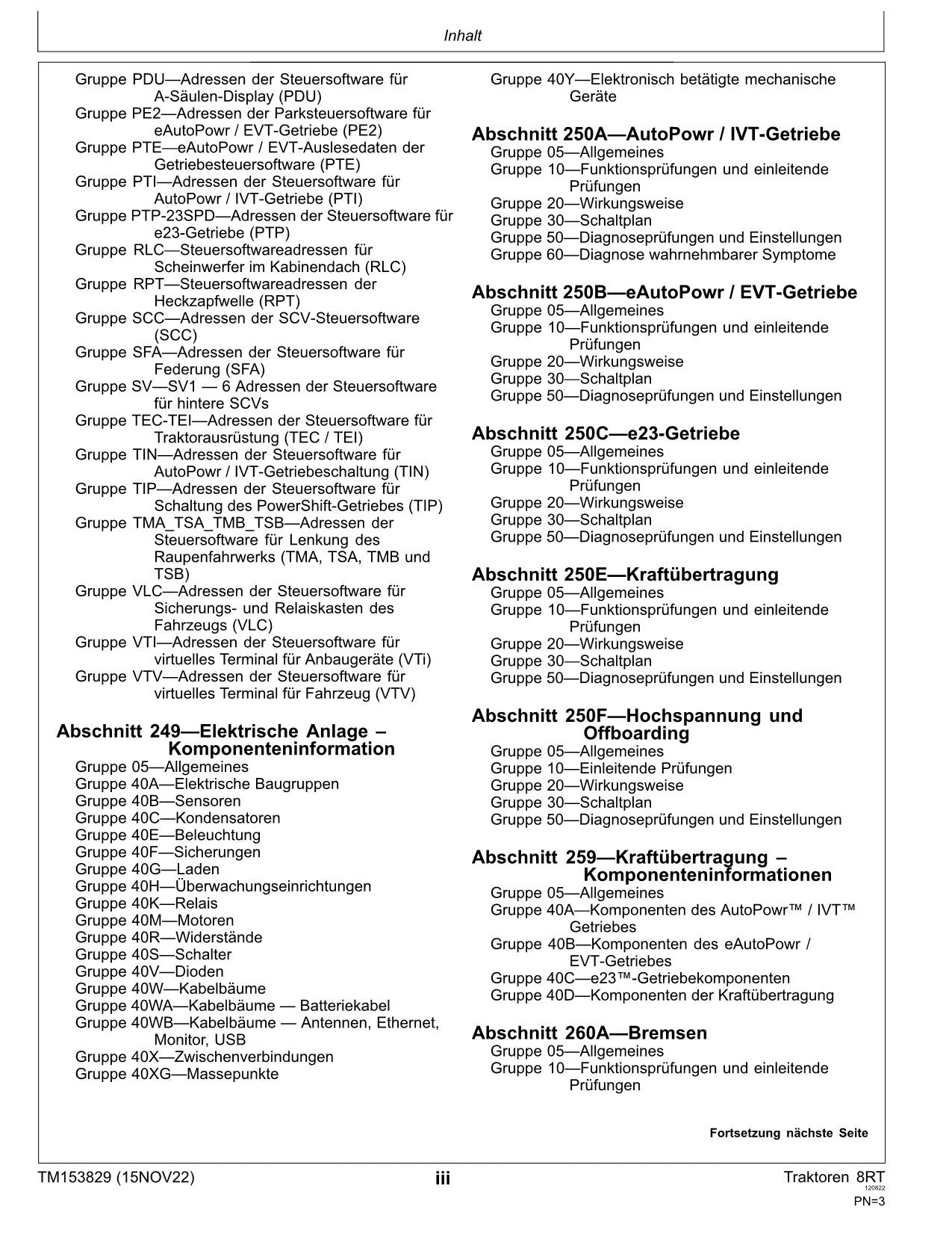 JOHN DEERE 8RT 310 8RT 340 8RT 370 8RT 410 TRAKTOR DIAGNOSE REPARATURHANDBUCH