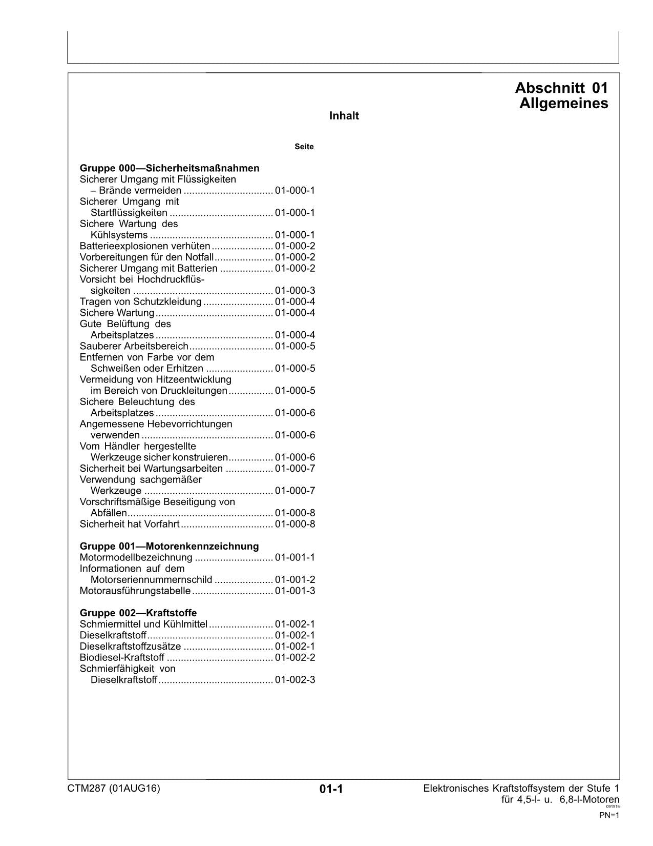 JOHN DEERE 4.5L 4045 6.8L 6068 MOTOR REPARATURHANDBUCH WERKSTATTHANDBUCH #2