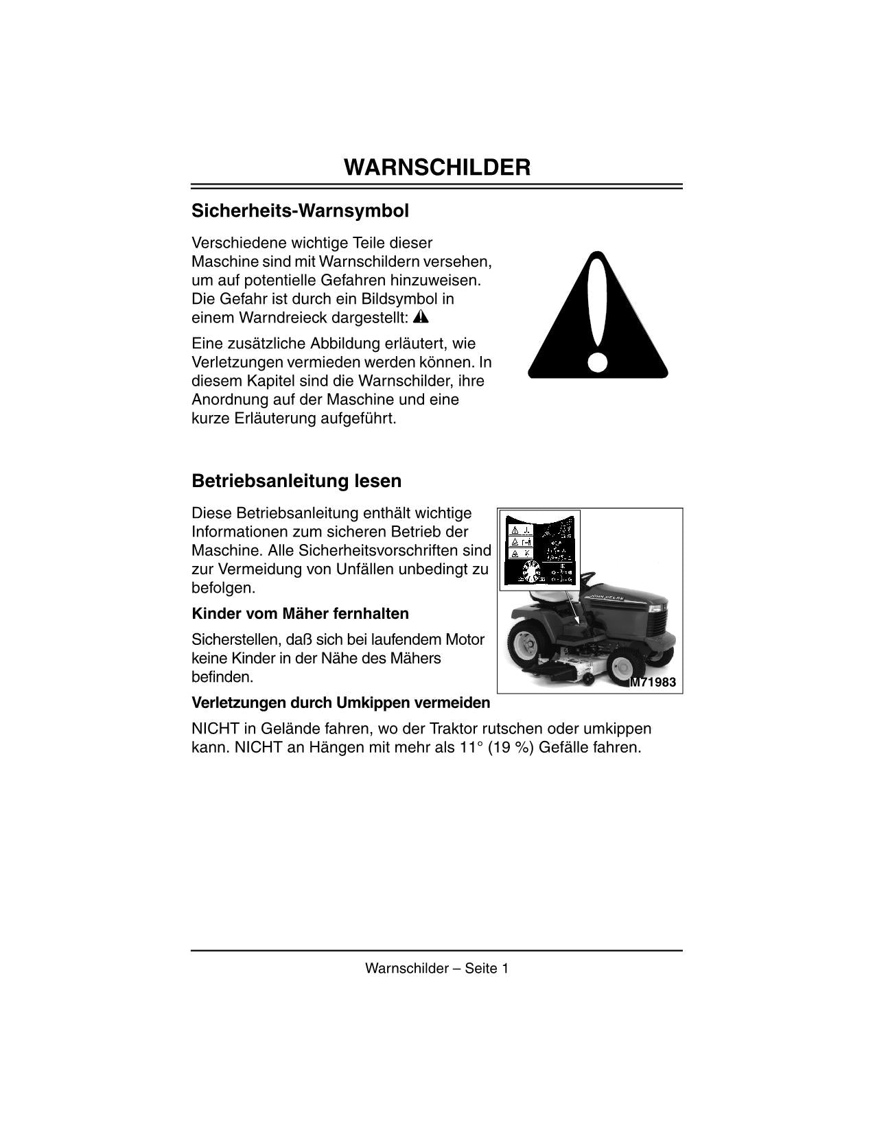 JOHN DEERE 355D TRAKTOR BETRIEBSANLEITUNG