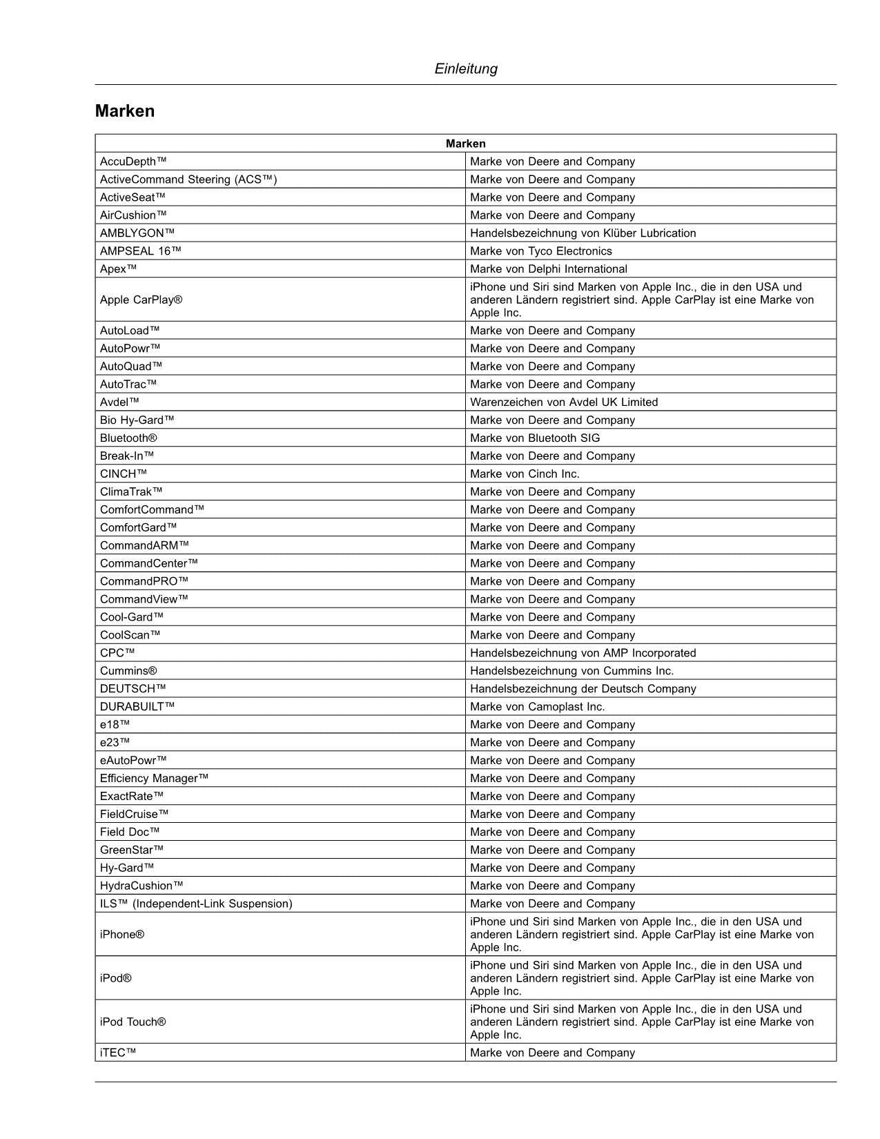 JOHN DEERE 9R 490 540 590 490 390 640 590 TRAKTOR BETRIEBSANLEITUNG