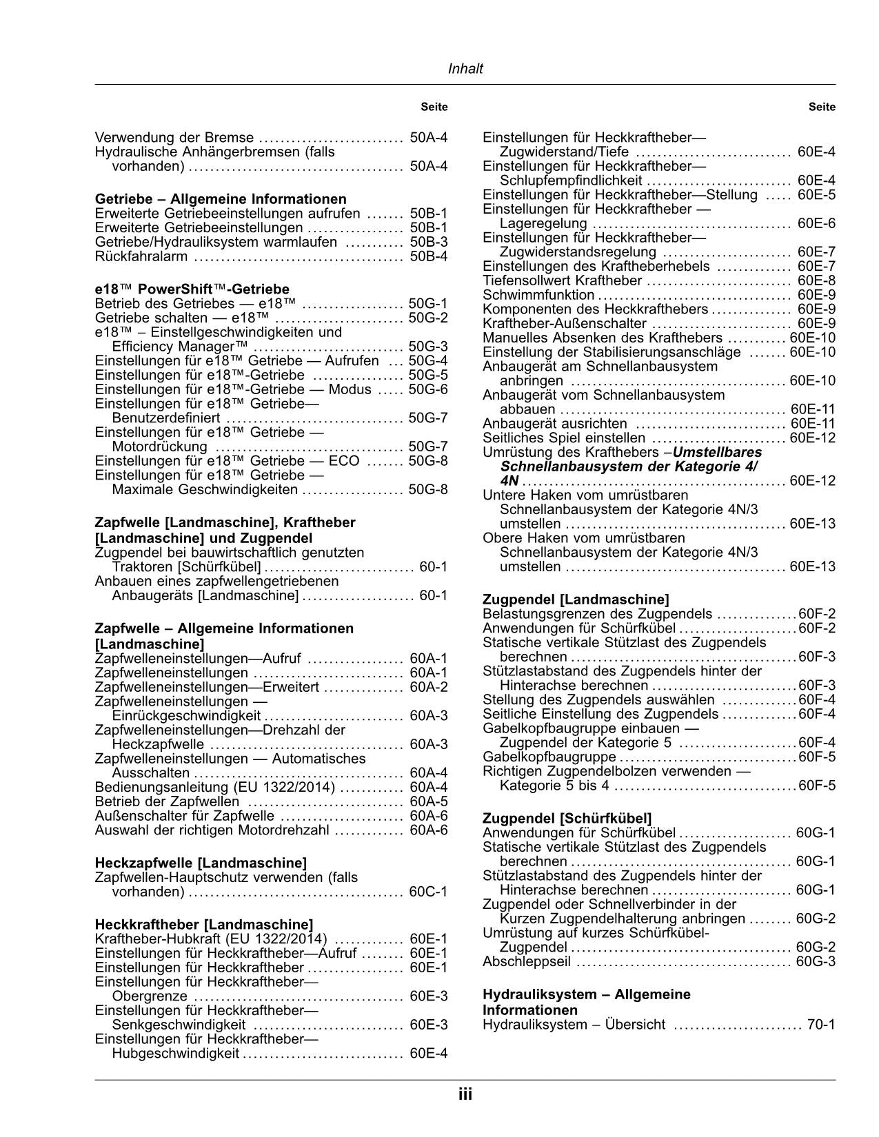 JOHN DEERE 9RX 540 490 590 640 SCRAPER TRAKTOR BETRIEBSANLEITUNG