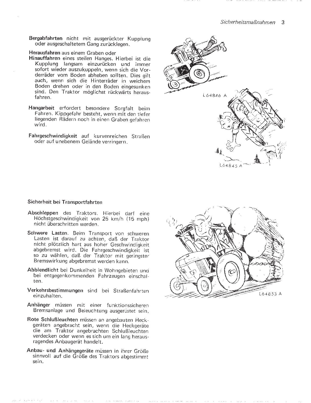 JOHN DEERE 4040 4240 4440 TRAKTOR BETRIEBSANLEITUNG