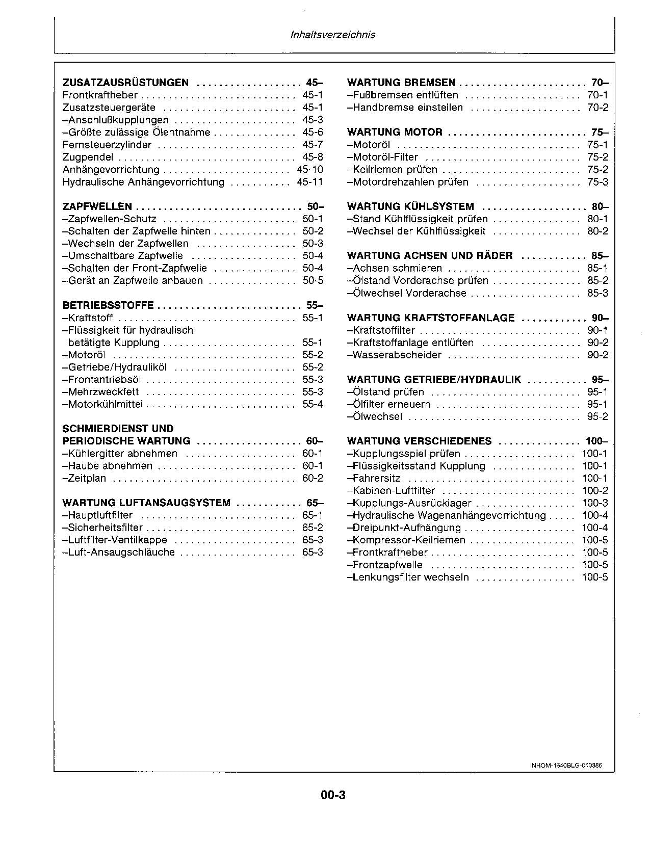 JOHN DEERE 1640 2040 2040S TRAKTOR BETRIEBSANLEITUNG #2